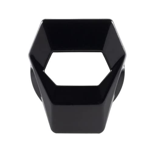Push to Start Button Protective Cover Engine Start Stop Cover Car Interior Accessories (Black)