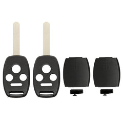 Remote Head Key Shell Case for Honda Accord Civic Pilot CR-V Element TL TSX ZDX 2003-2015 OUCG8D-380H-AN5F-S0084A (Double - 4 Button)