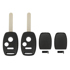 Remote Head Key Shell Case for Honda Accord Civic Pilot CR-V Ridgeline Odyssey 2005-2014 CWTWB1U545 (Double - 3 Button)