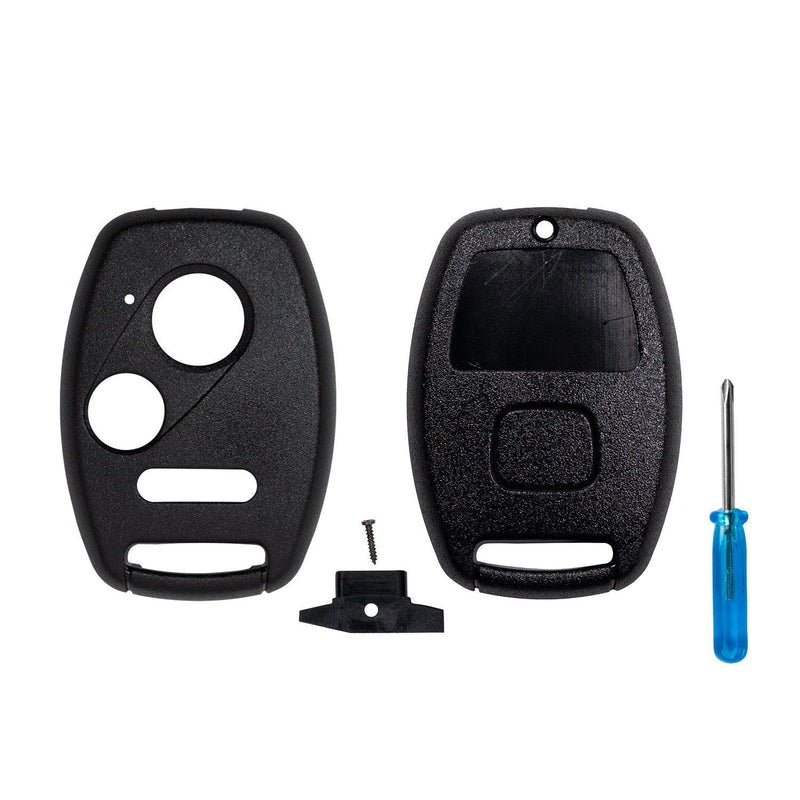 Remote Head Key Shell Case for Honda Civic Accord Fit CR-V Insight Odyssey Element Ridgeline 2002-2015 (3 Button) 
