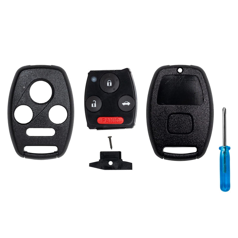 Remote Head Key Shell Case for Honda Civic Accord Pilot 2006-2013 KR55WK49308 (4 Button)