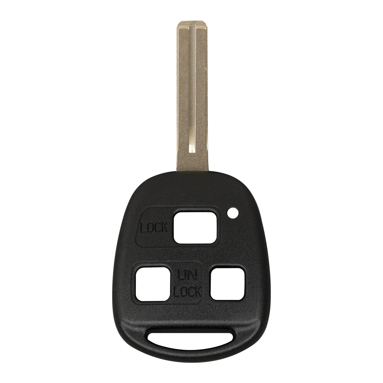 Remote Head Key Shell Case for Lexus ES300 ES330 GS300 GS400 GS430 GX470 IS300 LS430 LX470 RX300 RX350 RX400h SC430 HYQ12BBT 89070-24171 (1 Button)