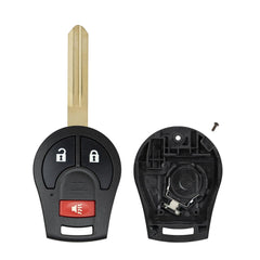 Remote Head Key Shell Case for Nissan Sentra Cube Rogue Juke Versa NV 2007-2020 CWTWB1U751 285E3-JA05A (3 Button)