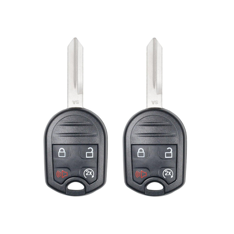 Remote Head Key for Ford Edge Expedition Explorer F-150 F-250 Mark LT MKS MKZ 2007-2021 CWTWB1U793 164-R8067 (4 Button - Double)