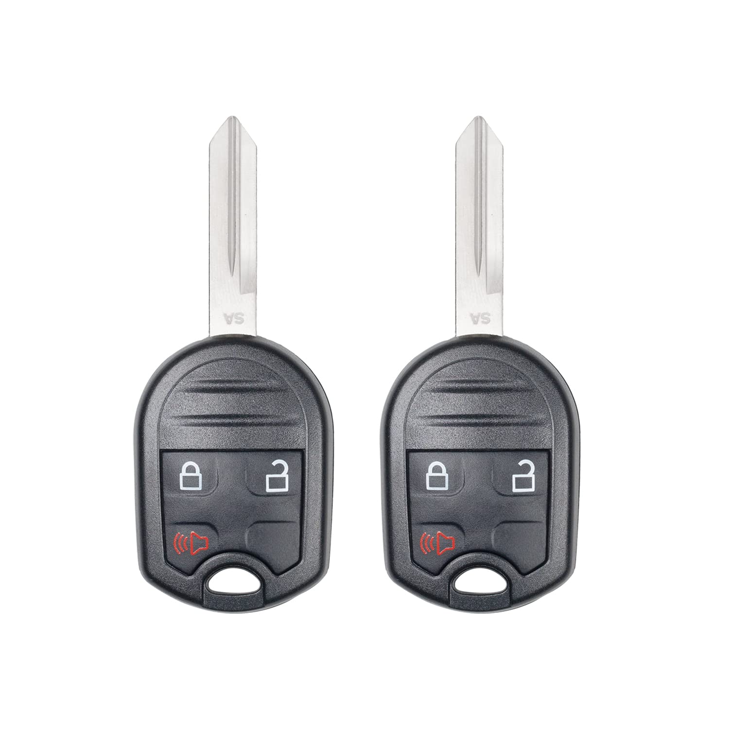 Remote Head Key for Ford Edge Explorer Edge Escape F-150 F-250 MKX Navigator 2006-2017 CWTWB1U793 164-R8070 (Double - 3 Button)