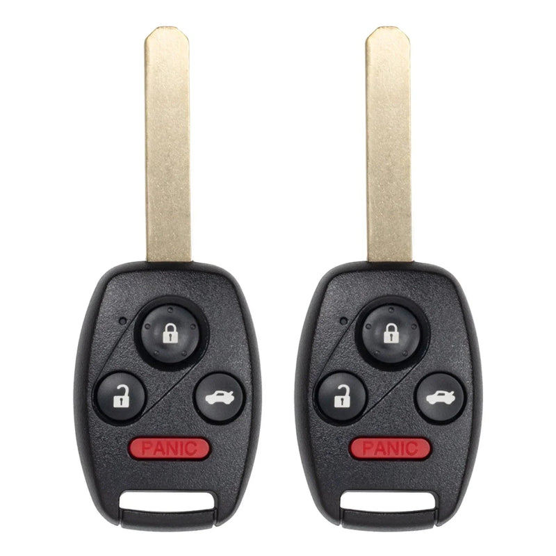 Remote Head Key for Honda Accord  Pilot 2008-2015 KR55WK49308 35118-TA0-A04 (4 Button - 2 Pack)