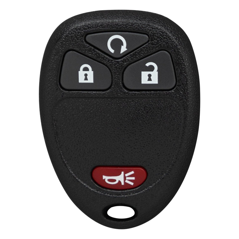 Remote Key Fob for Chevrolet Lucerne DTS Impala Escalade Equinox Suburban Tahoe Traverse Acadia Yukon Outlook OUC60270 15913421 (4 Button - RS)