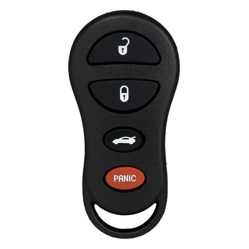 Remote Key Fob for Chrysler 300 Sebring Concorde Intrepid Stratus 1999-2006 GQ43VT17T 04602260 (4 Button)