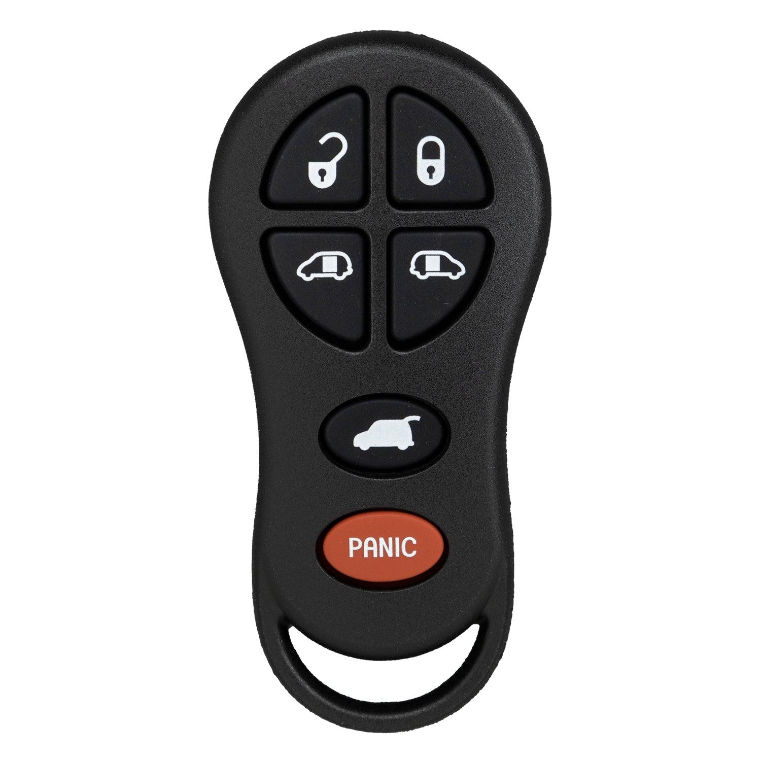 Remote Key Fob for Dodge Caravan Voyager Town & Country 2001-2003 GQ43VT18T 04686797 (6 Button)
