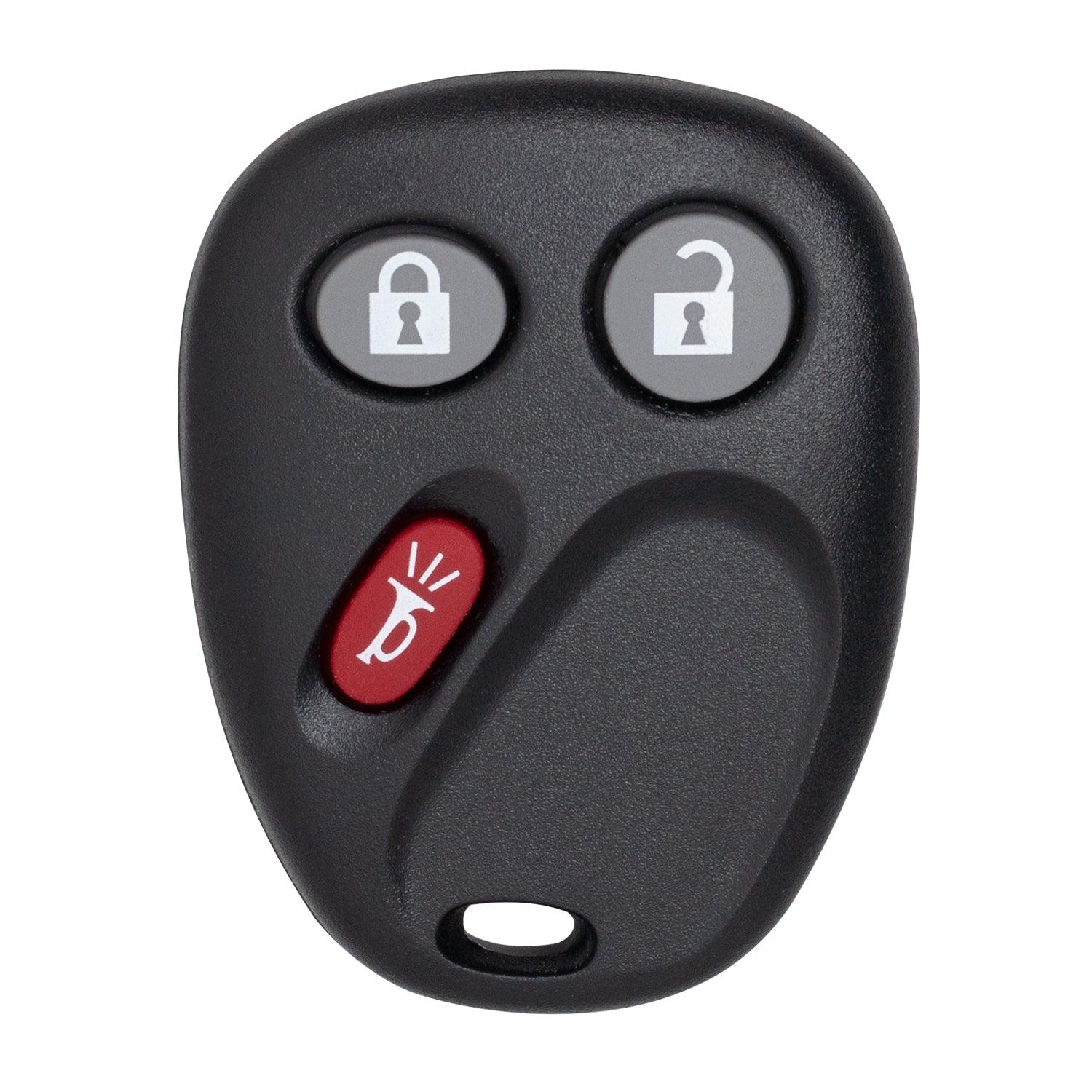 Remote Key Fob for Escalade Avalanche Equinox Silverado SSR Suburban Tahoe Sierra Yukon H1 H2 Torrent Vue LHJ011 21997127 (3 Button)