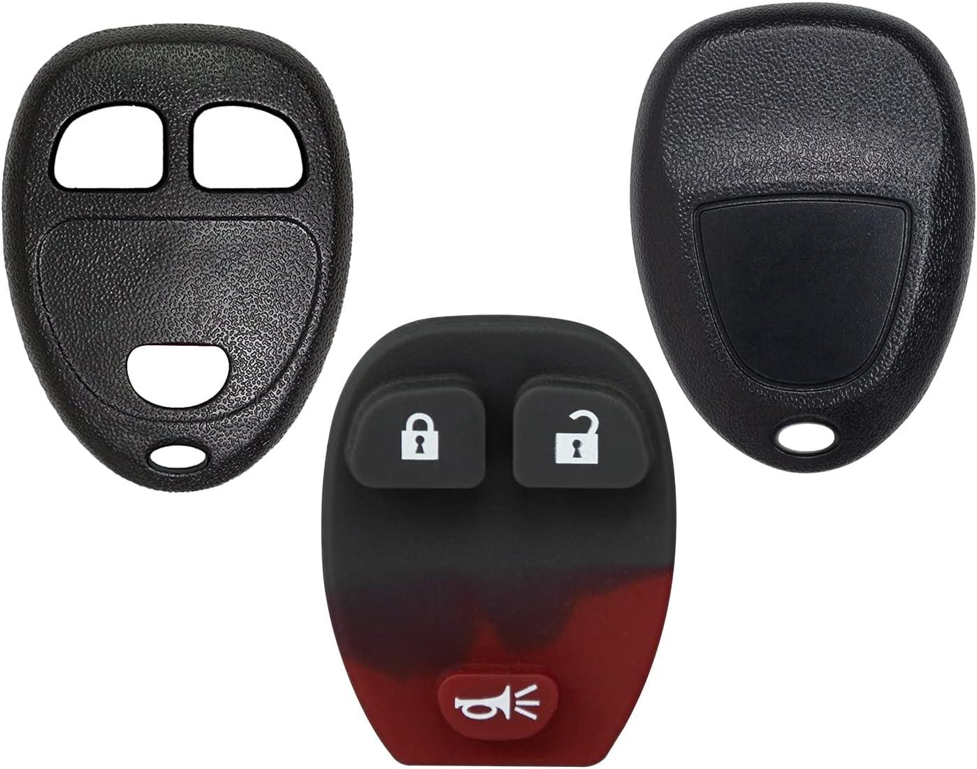 Remote Key Shell Case for Chevrolet HHR Uplander Relay Montana Terraza 2006-2011 KOBGT04A 15777636 (3 Button)