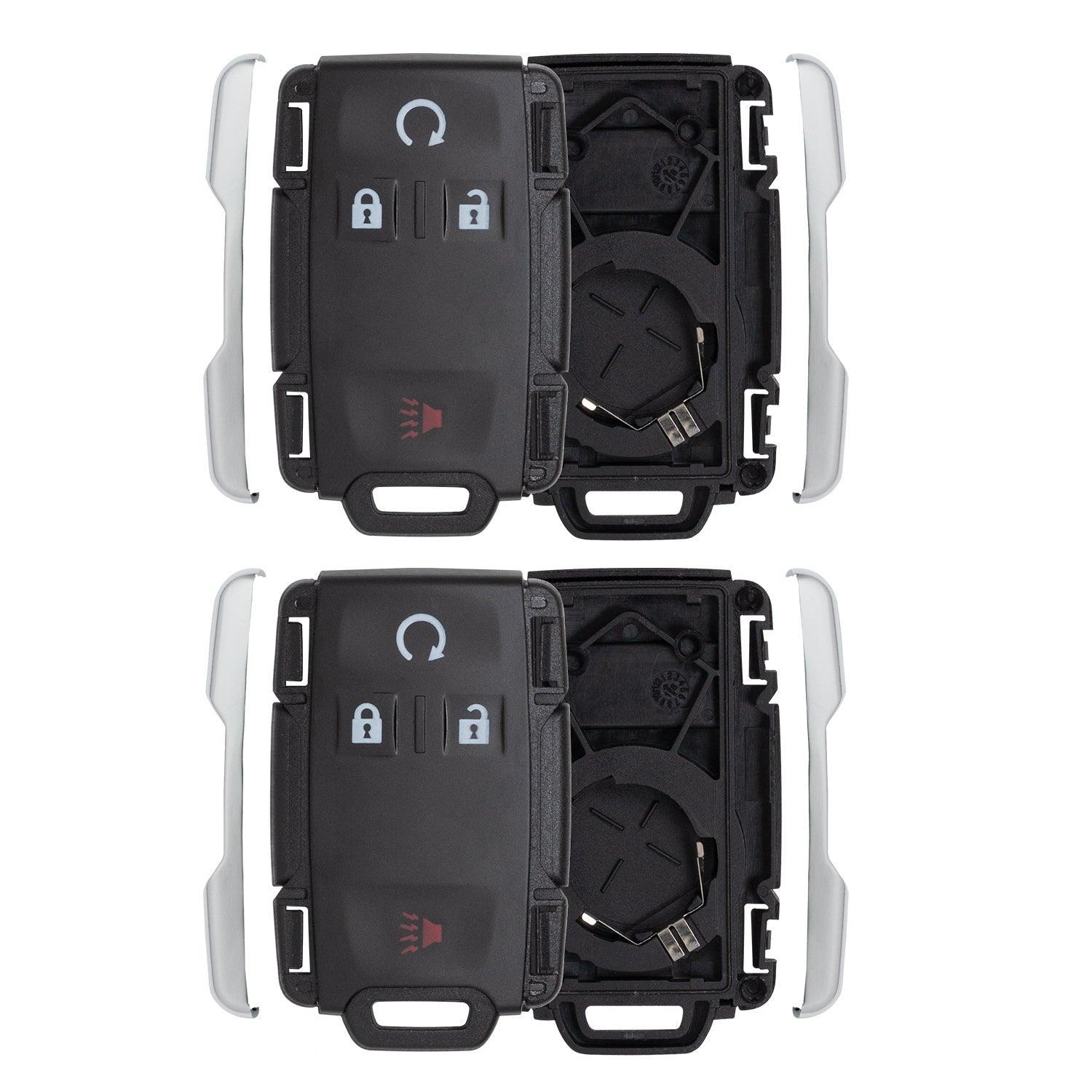 Remote Key Shell Case for GMC Sierra Canyon Silverado Colorado 2014-2021 M3N-32337100 22859397 (4 Button)