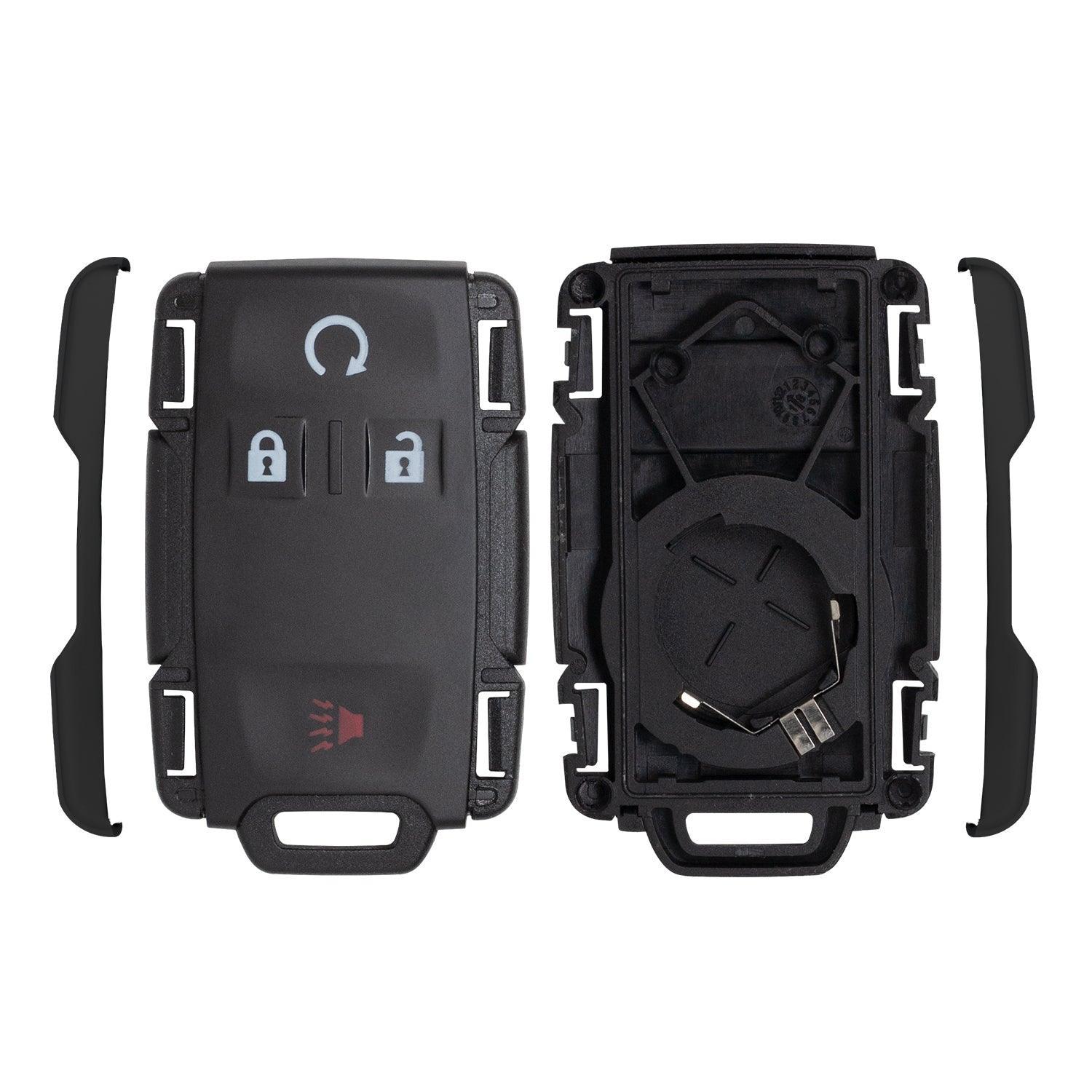 Remote Key Shell Case for GMC Sierra Canyon Silverado Colorado 2014-2021 M3N-32337100 22997089 (4 Button)