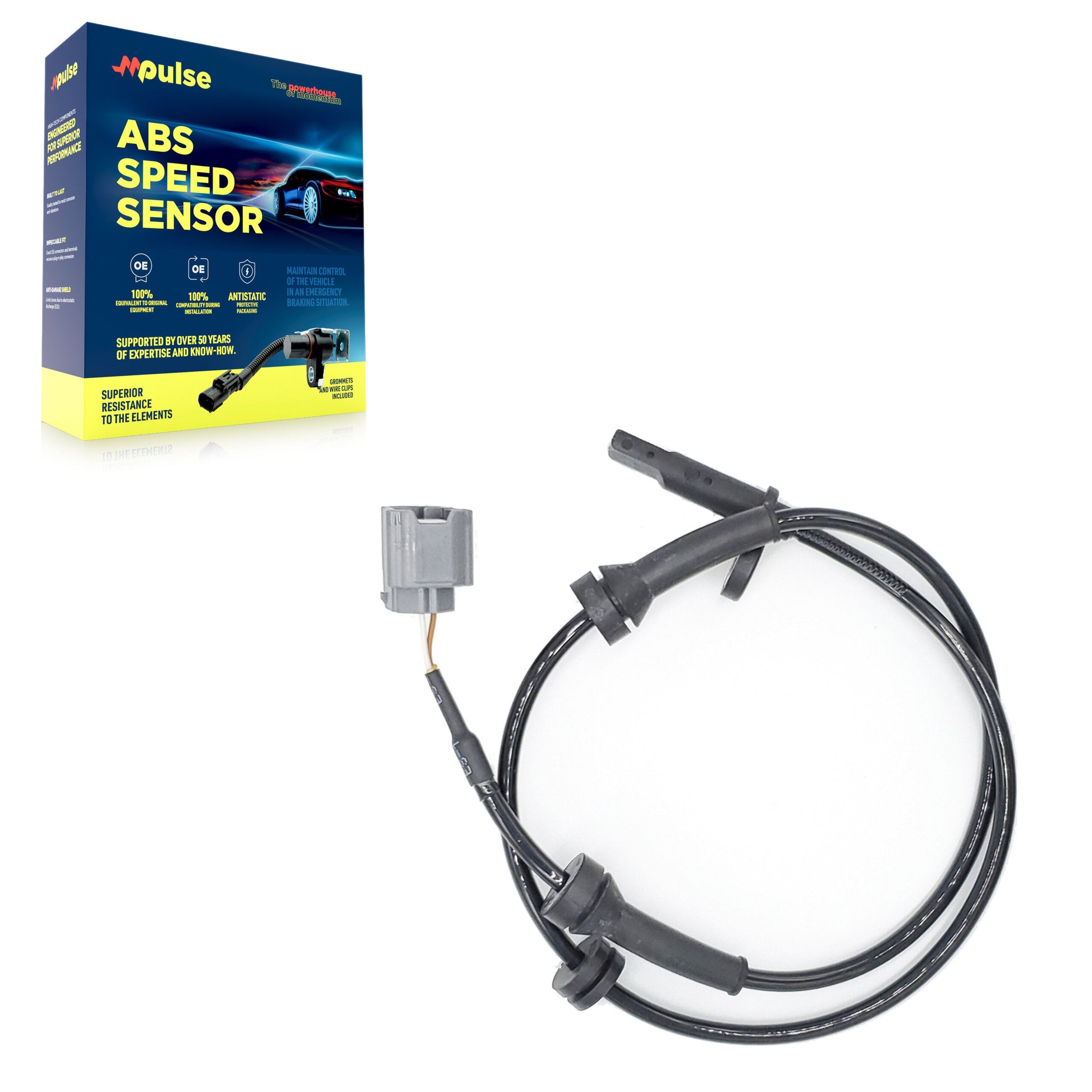 Mpulse SEN-2ABS3481 ABS Wheel Speed Sensor for 2014-2020 Nissan Rogue, Renault Koleos and More - Front