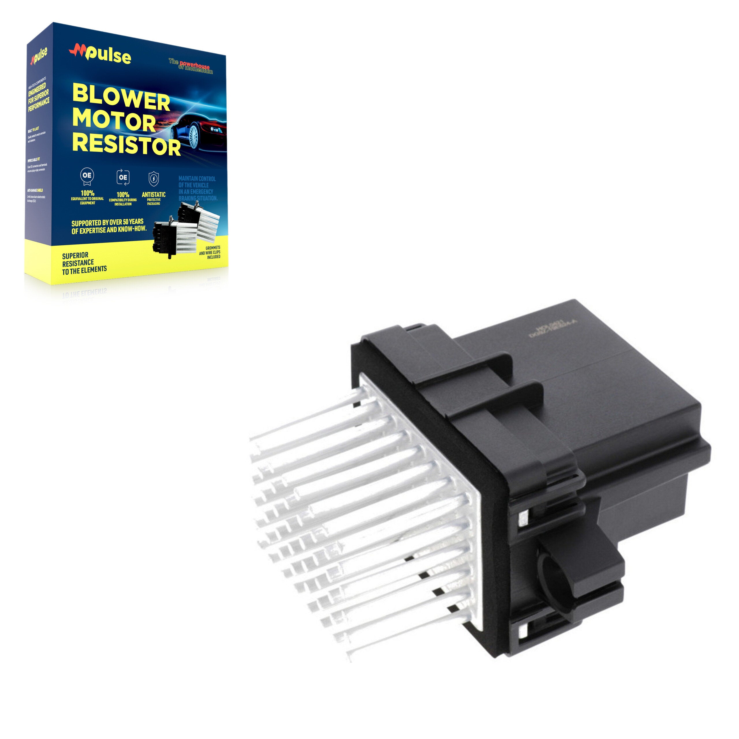 Mpulse SEN-2BMR0612 HVAC Blower Motor Resistor for 2007-2023 GMC Acadia, Cadillac Escalade and More - Rear
