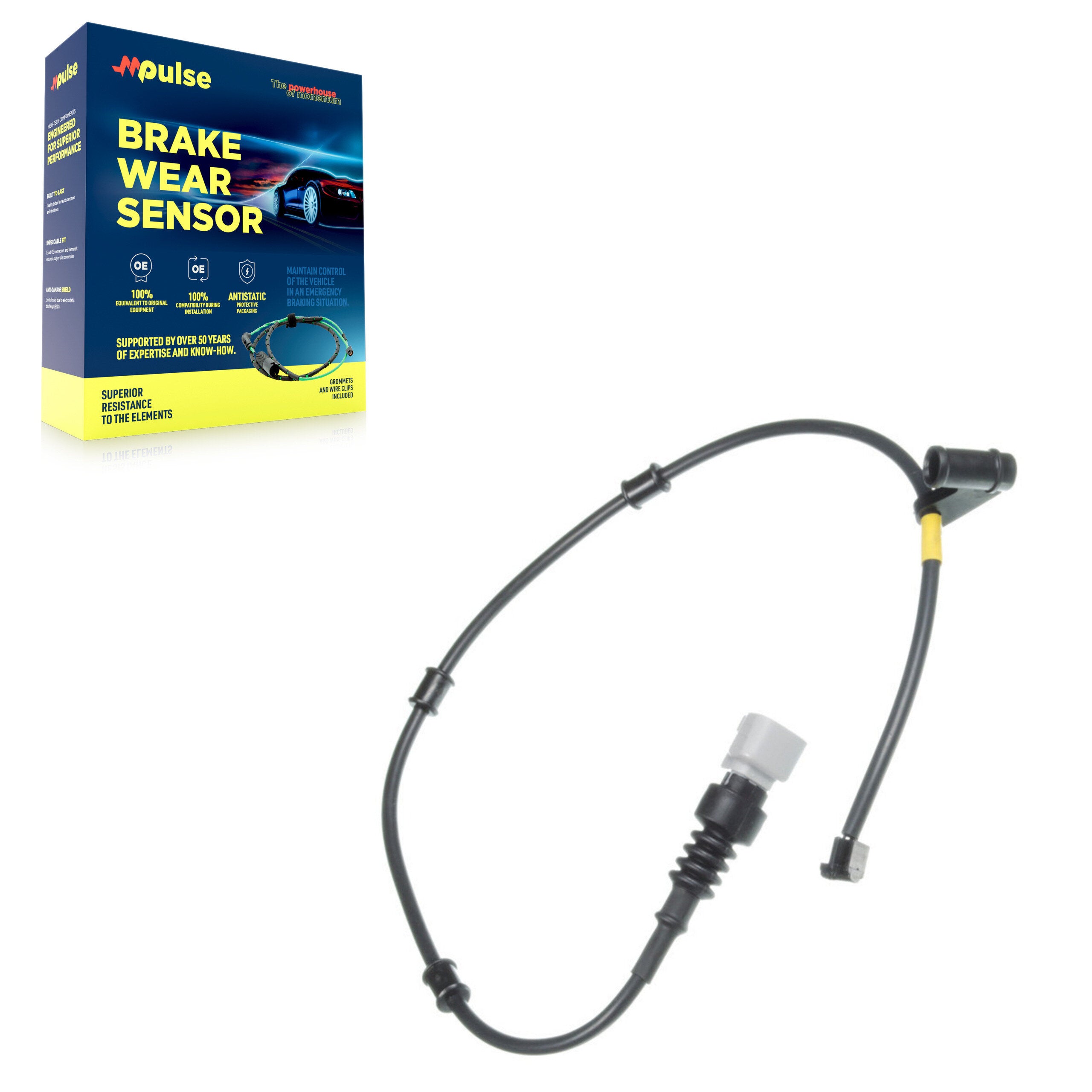 Mpulse SEN-2BWS0053 Disc Brake Pad Wear Sensor for 2009-2017 Lexus LS460, Lexus LS600h - Rear Left