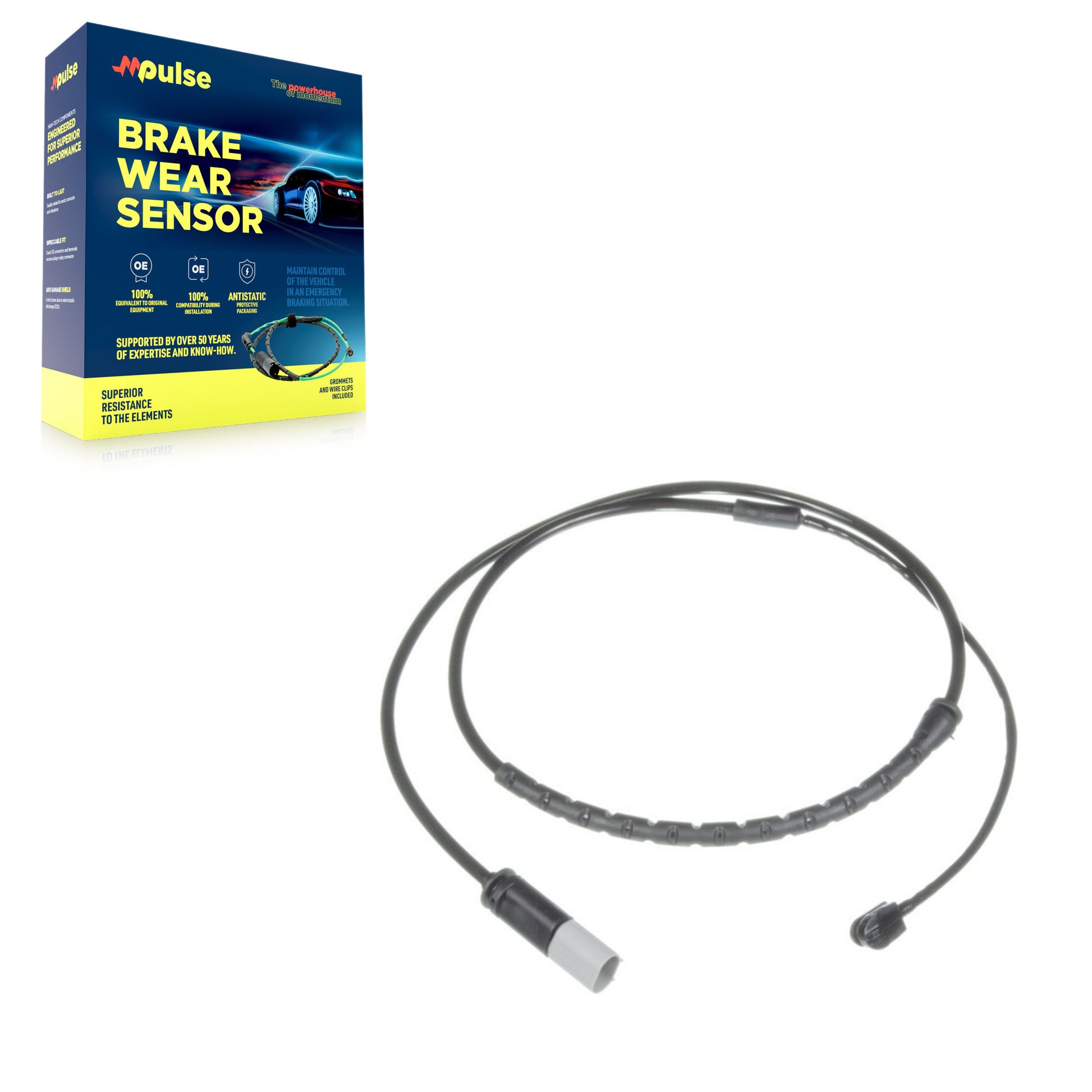 Mpulse SEN-2BWS0274 Disc Brake Pad Wear Sensor for 2011-2019 BMW X6, BMW X5 - Rear