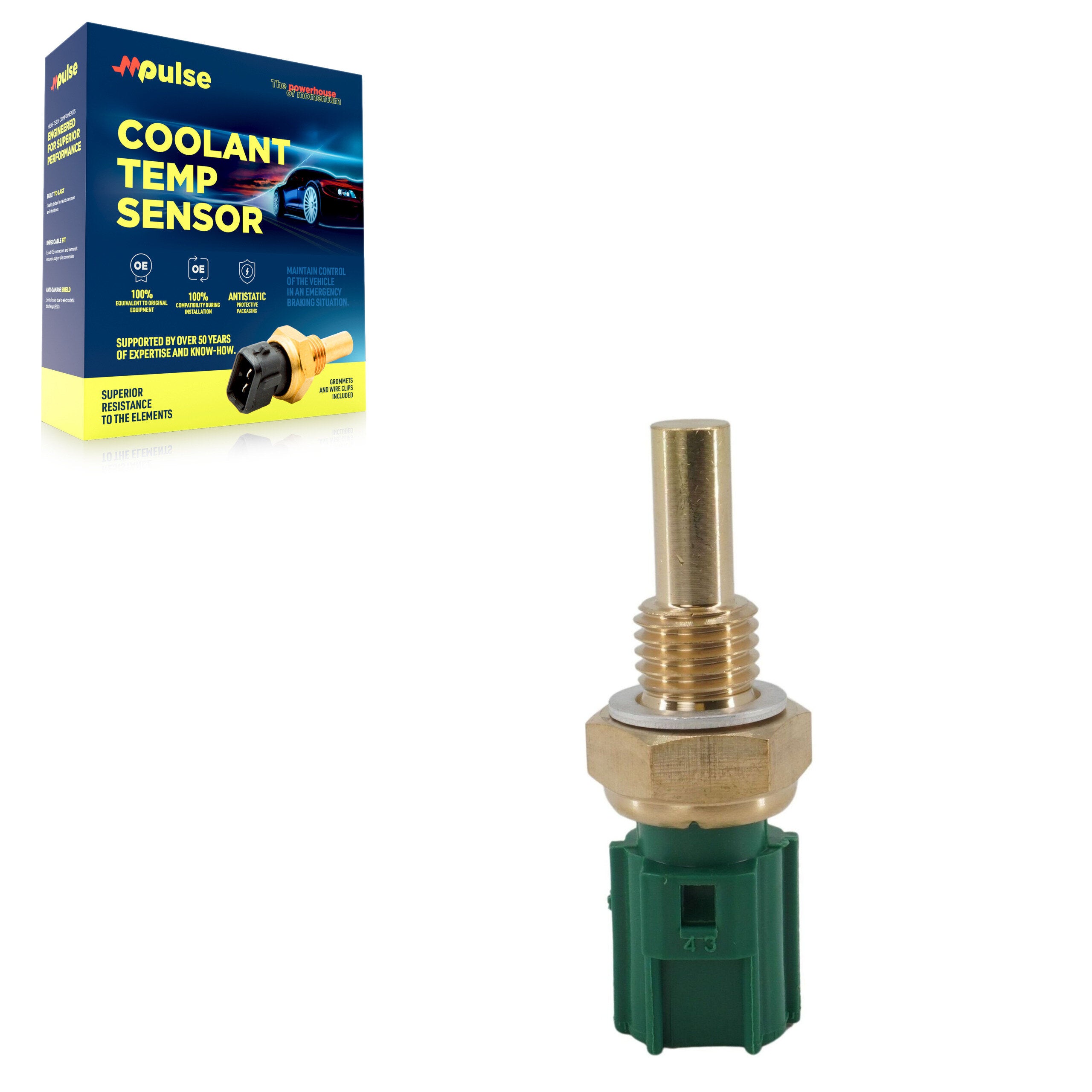 Mpulse SEN-2CTS0016 Engine Coolant Temperature Sensor for 1985-2026 Lexus IS300, Lexus RC300 and More - Engine Block