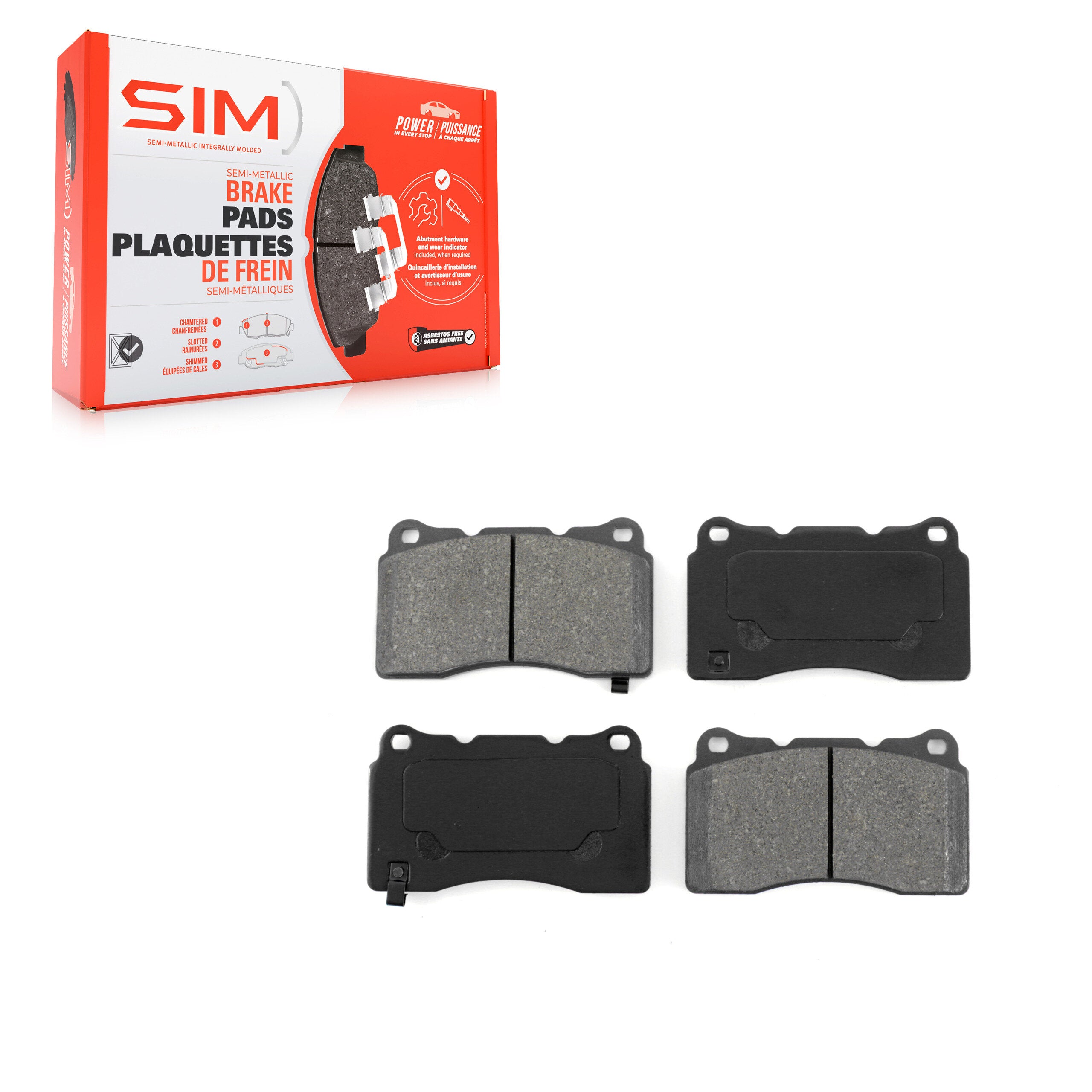 SIM SIM-1001 Disc Brake Pad for 2003-2024 Honda Civic product image