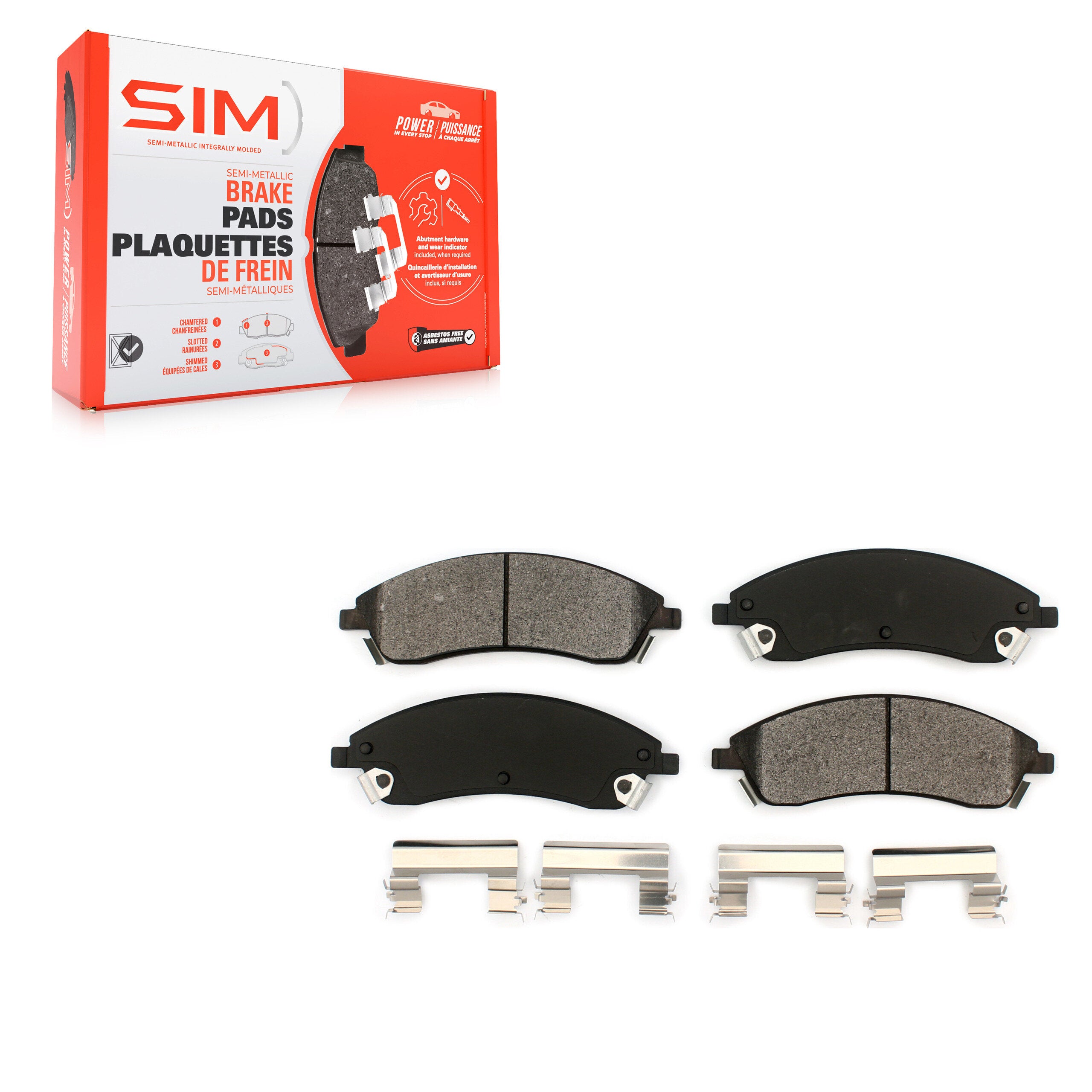 AmeriBRAKES_Semi-Metallic Brake Pads_SIM-1019