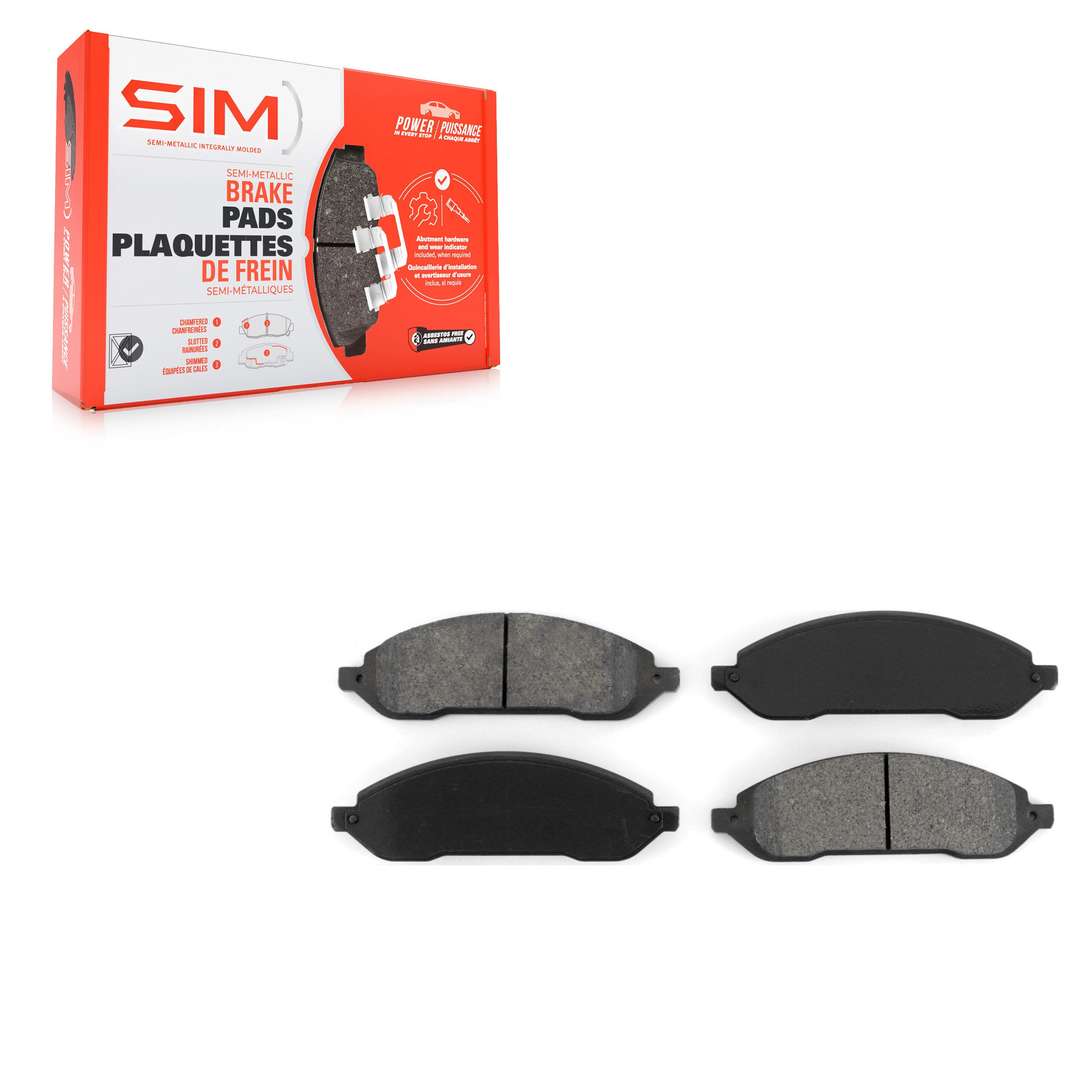 SIM SIM-1022 Disc Brake Pad for 2004-2007 Ford Freestar product image