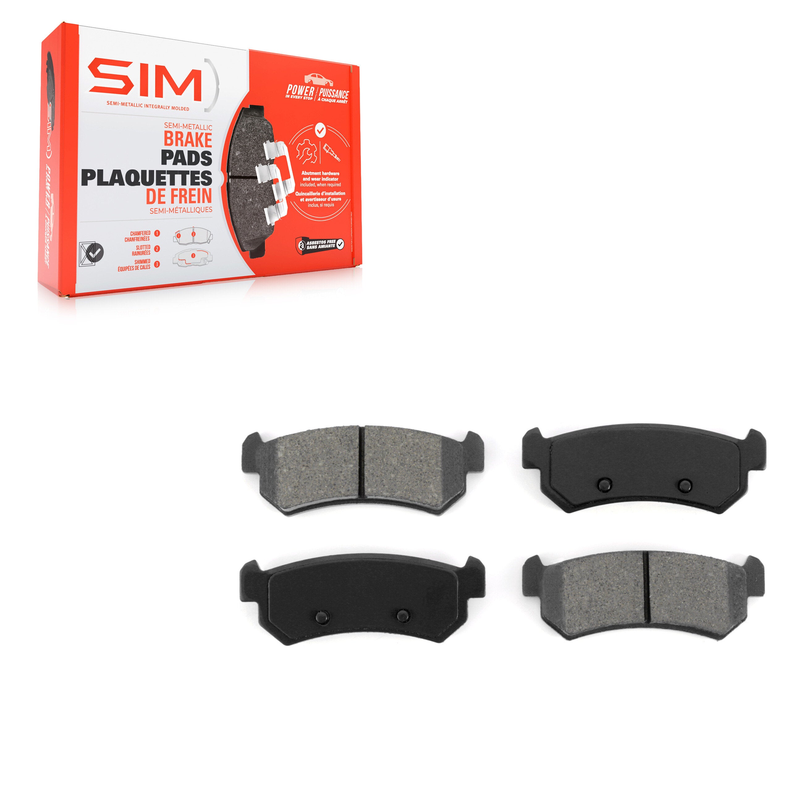 SIM SIM-1036 Disc Brake Pad for 2004-2006 Suzuki Reno product image