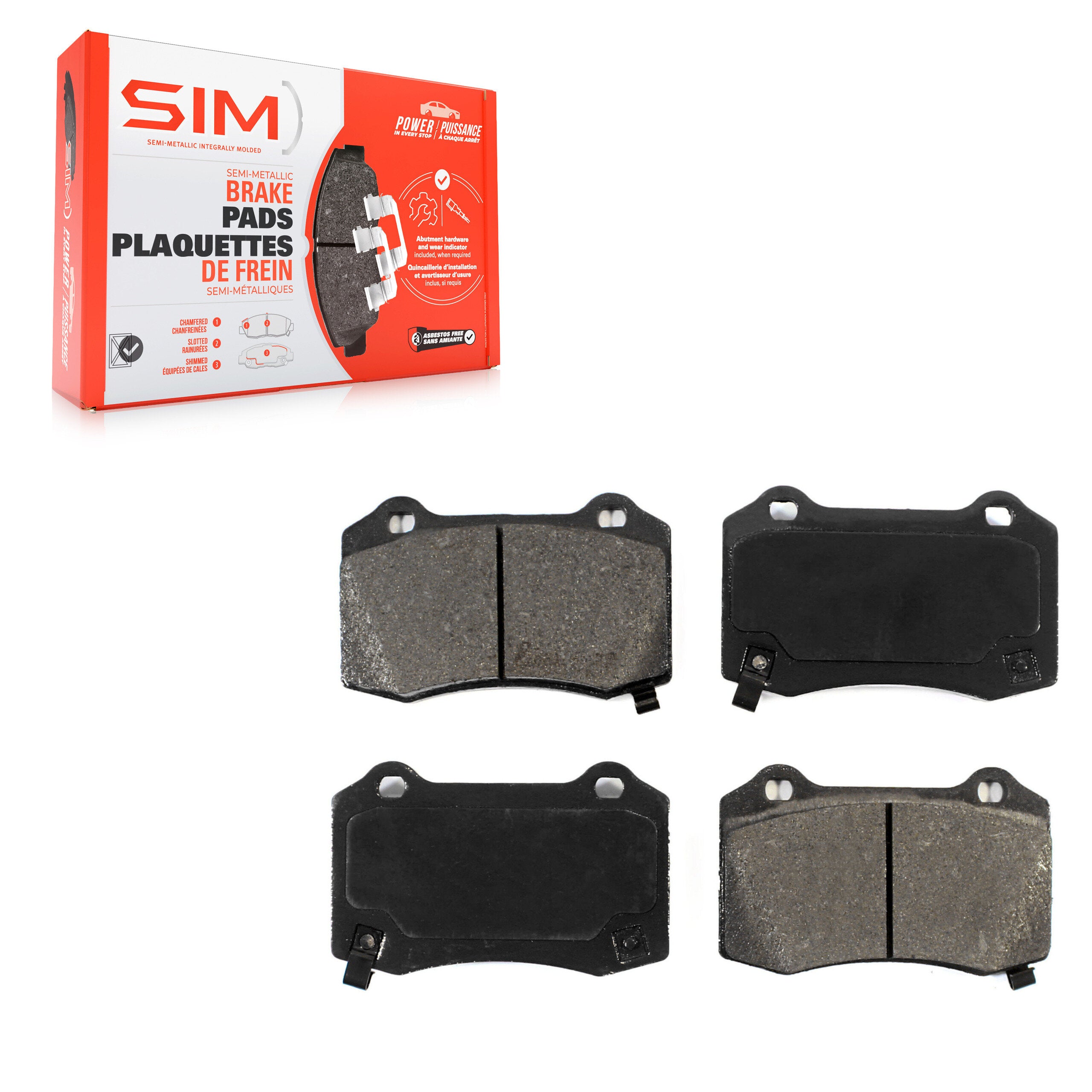 SIM SIM-1053 Disc Brake Pad for 2004-2024 Dodge Challenger product image