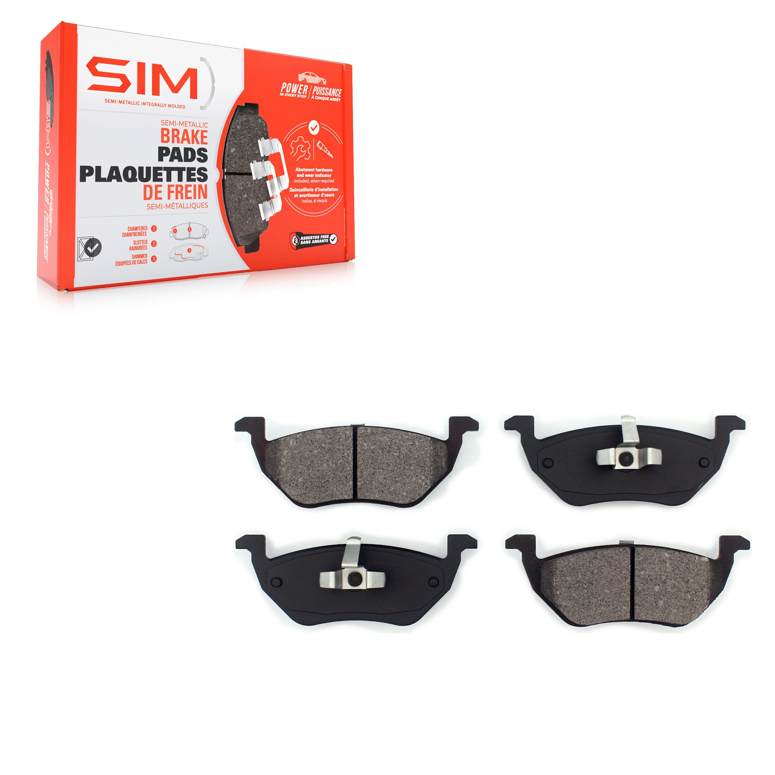 SIM SIM-1055 Disc Brake Pad for 2005-2011 Mazda Tribute product image