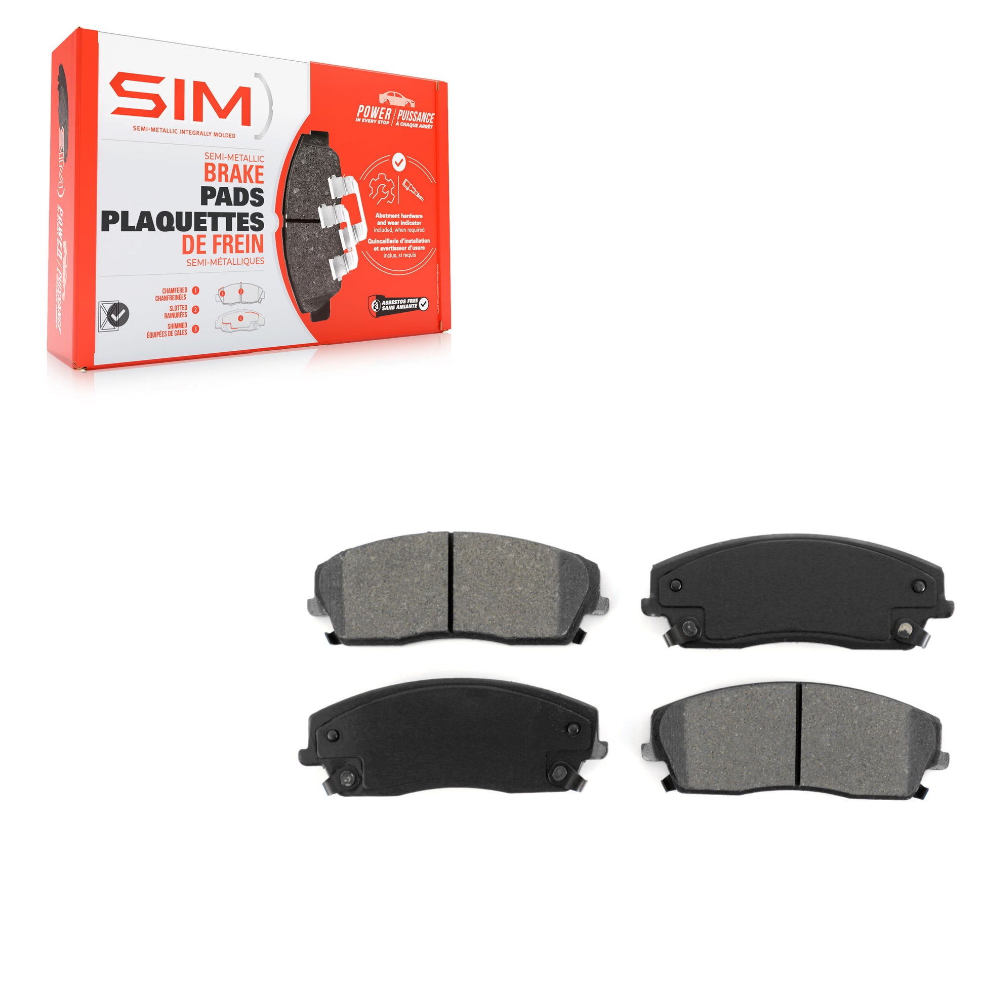 SIM SIM-1056 Disc Brake Pad for 2005-2023 Chrysler 300 product image