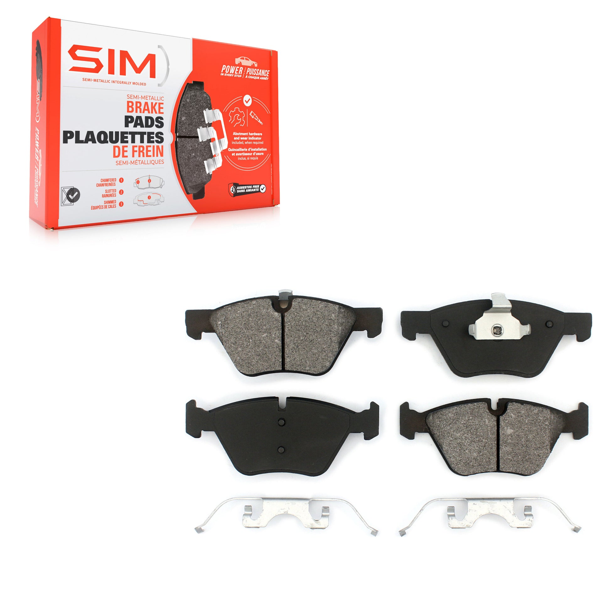 SIM SIM-1061 Disc Brake Pad for 1997-2016 BMW Z4 product image