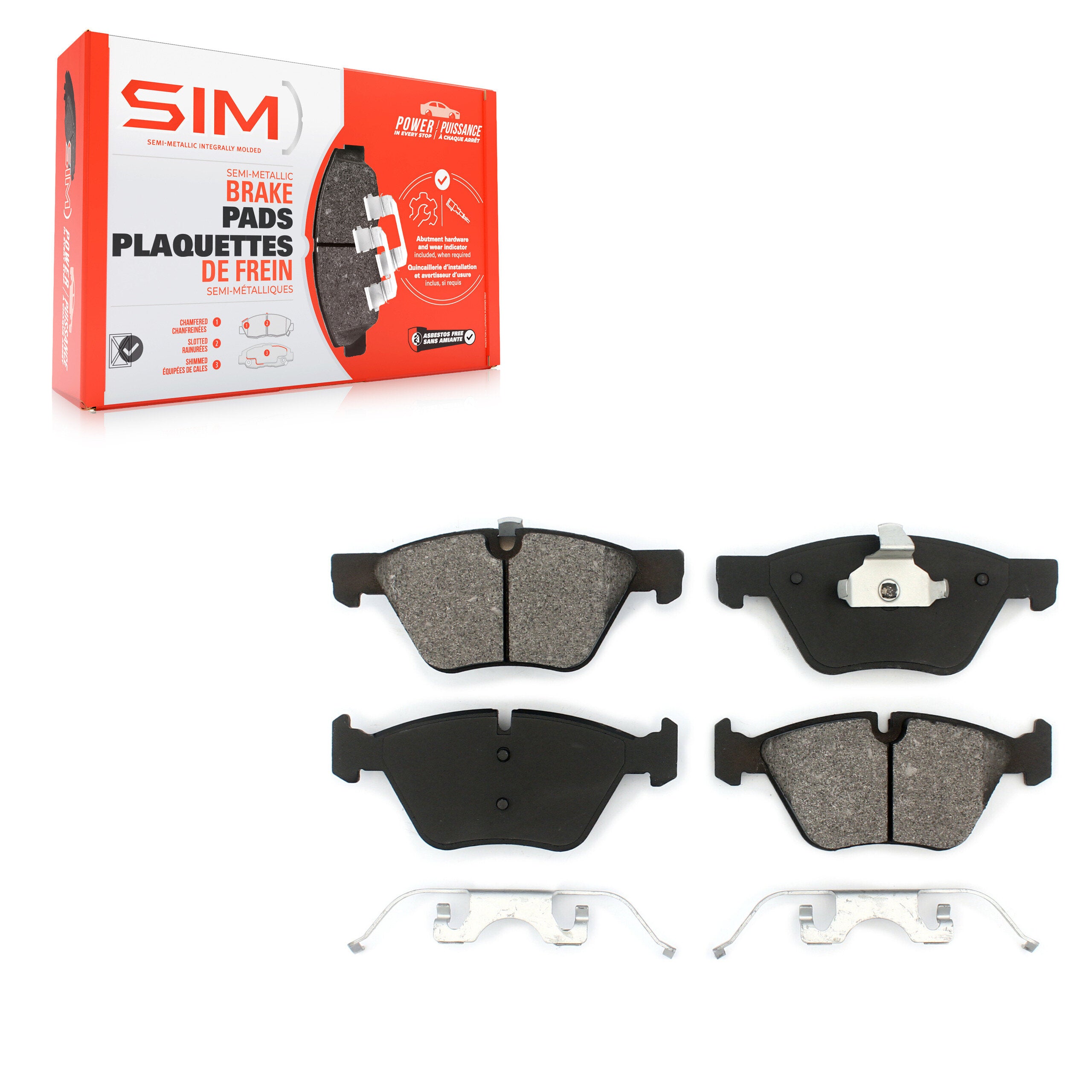 SIM SIM-1061 Disc Brake Pad for 1997-2016 BMW Z4 product image