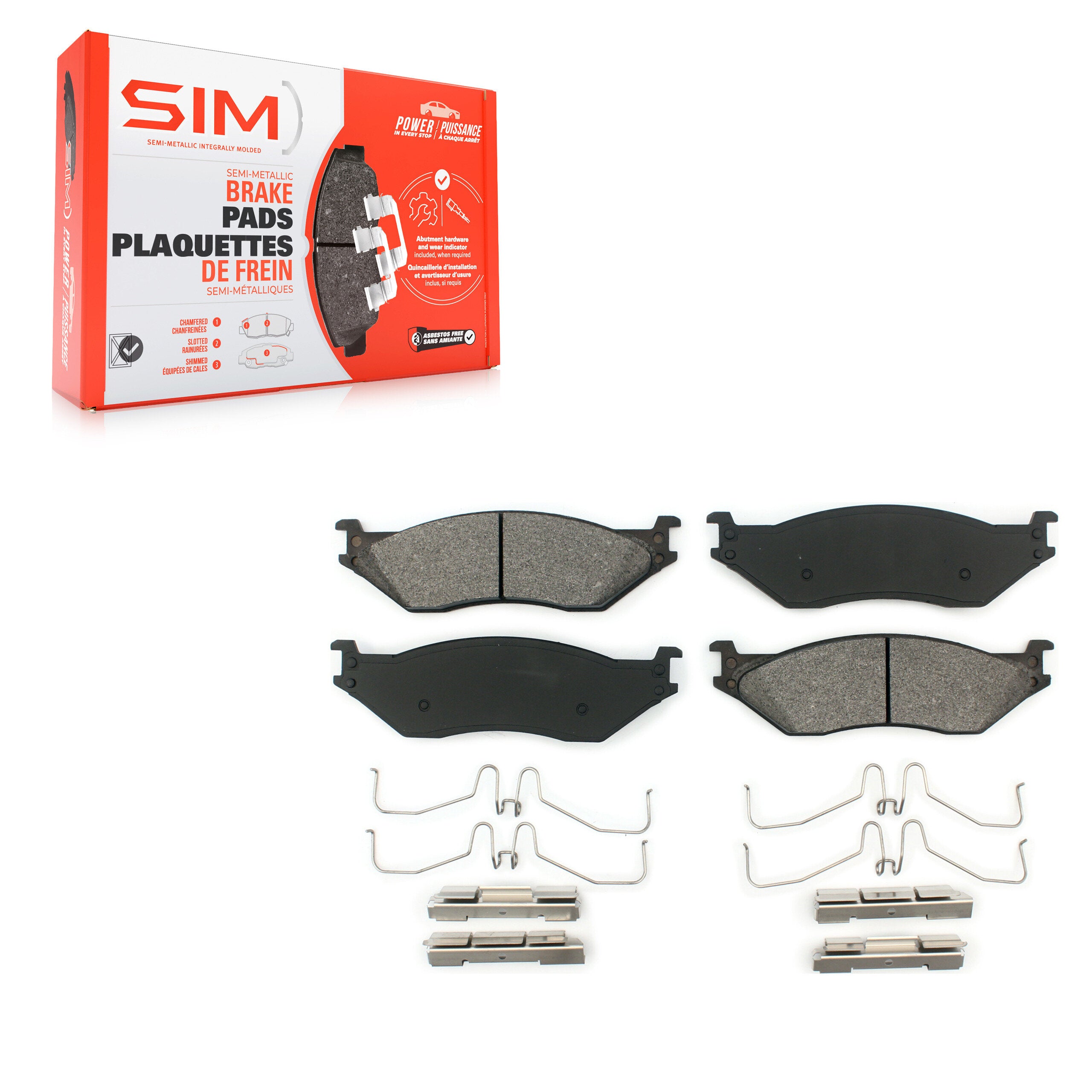 SIM SIM-1066 Disc Brake Pad for 1999-2022 Ford F-53 Motorhome Chassis product image