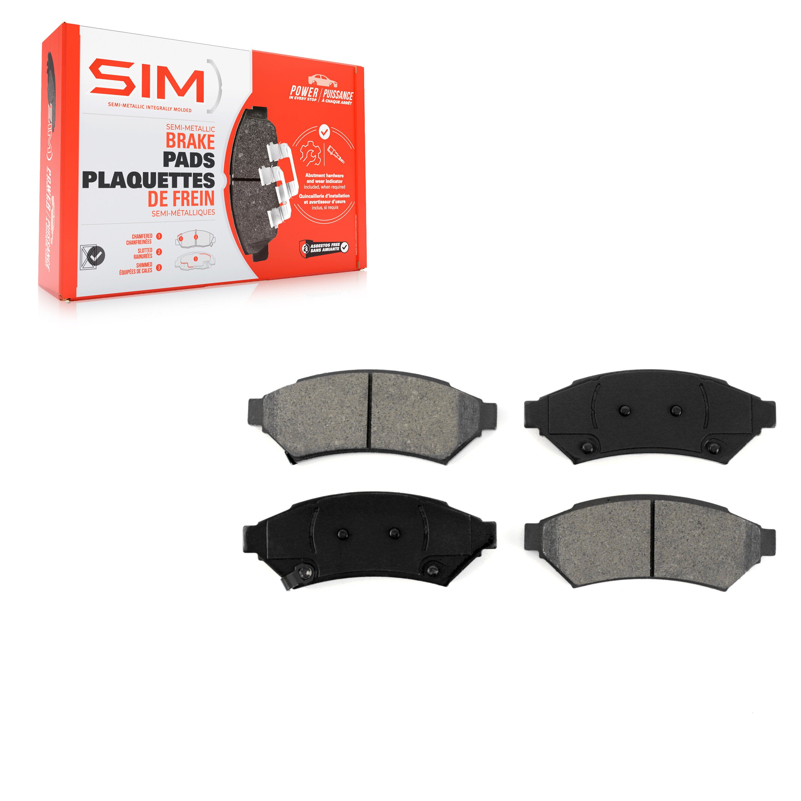 SIM SIM-1075 Disc Brake Pad for 2004-2012 VPG MV-1 product image