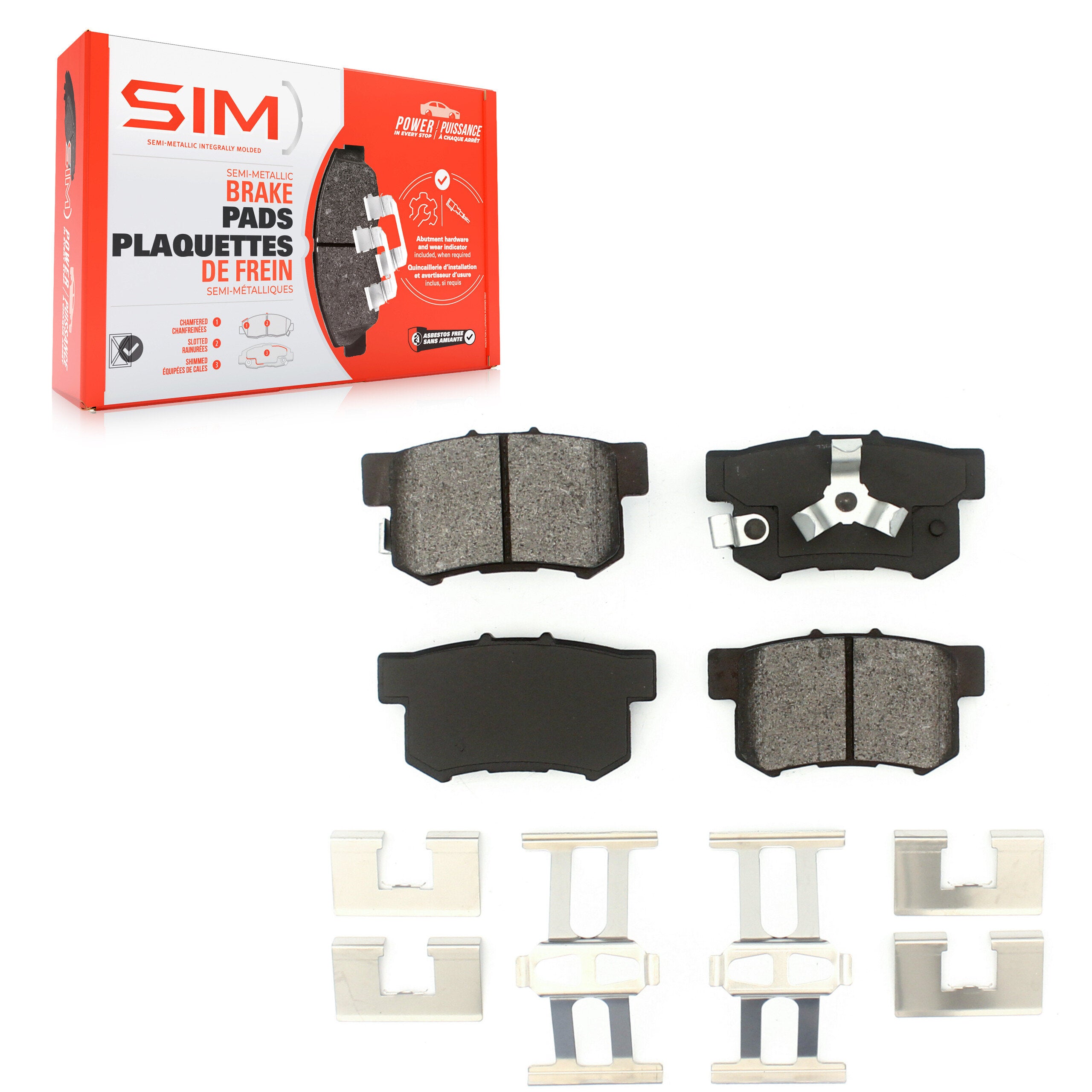 SIM SIM-1086 Disc Brake Pad for 2005-2018 Acura RDX product image