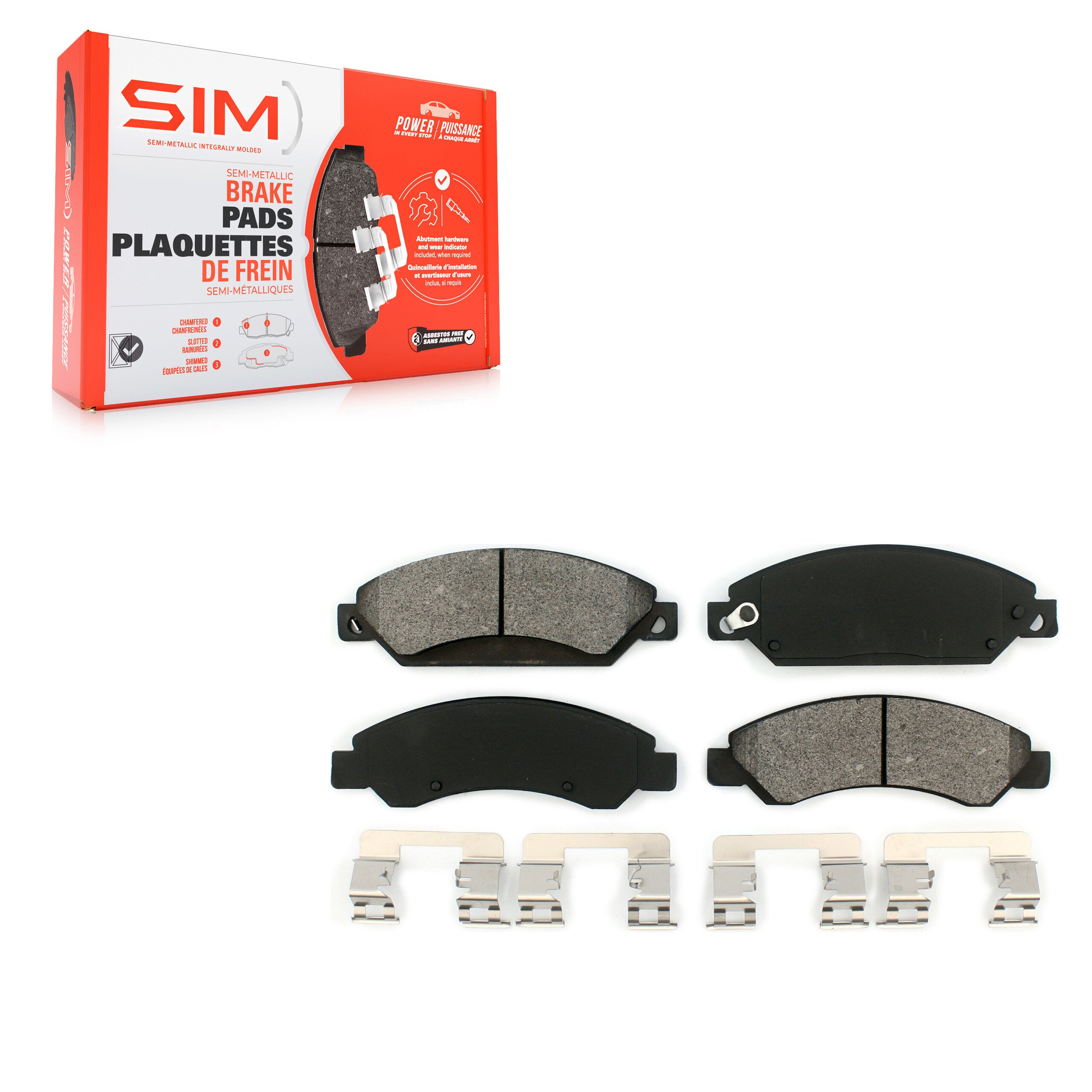 SIM SIM-1092 Disc Brake Pad for 2007 Cadillac Escalade product image