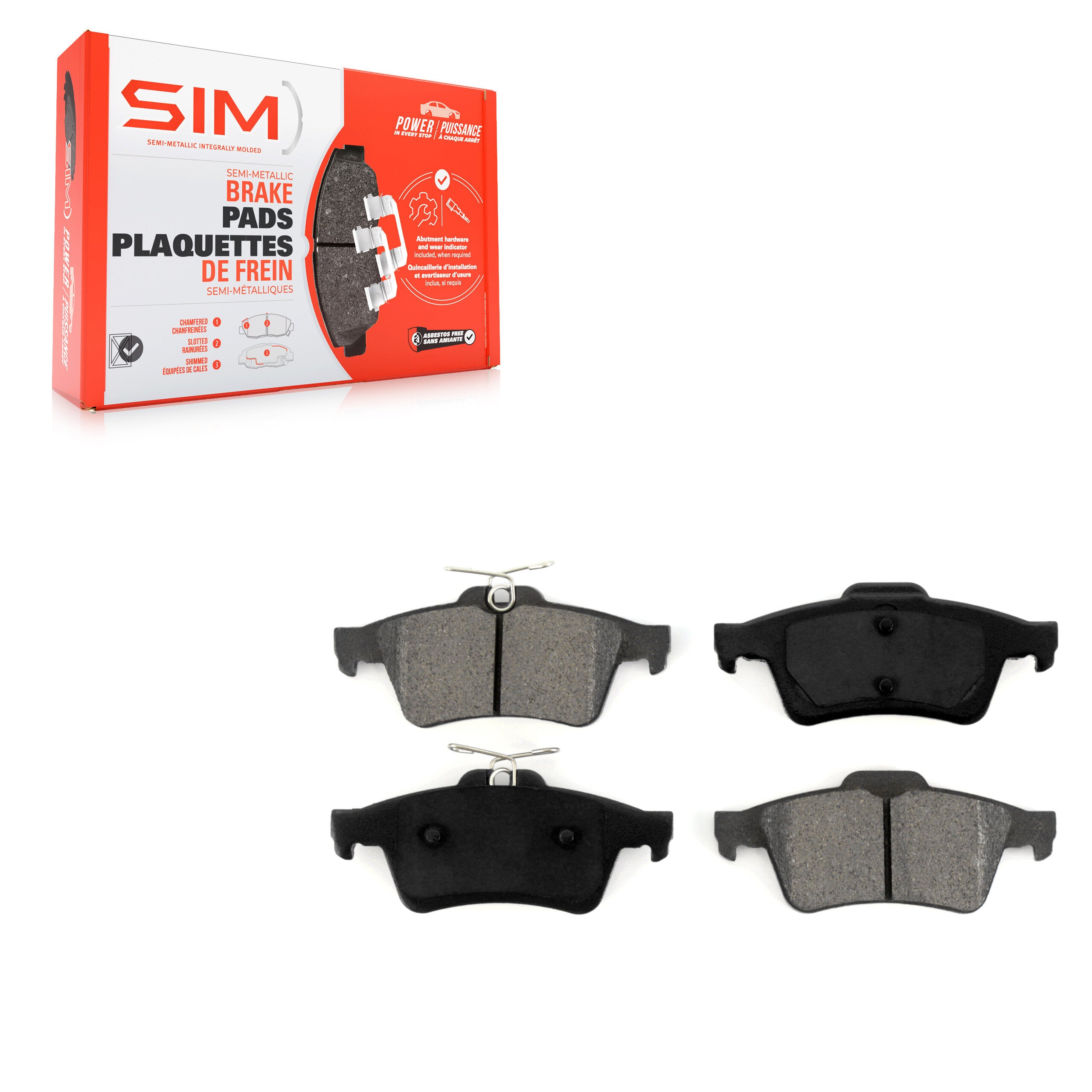 SIM SIM-1095 Disc Brake Pad for 2004-2023 Ford EcoSport product image