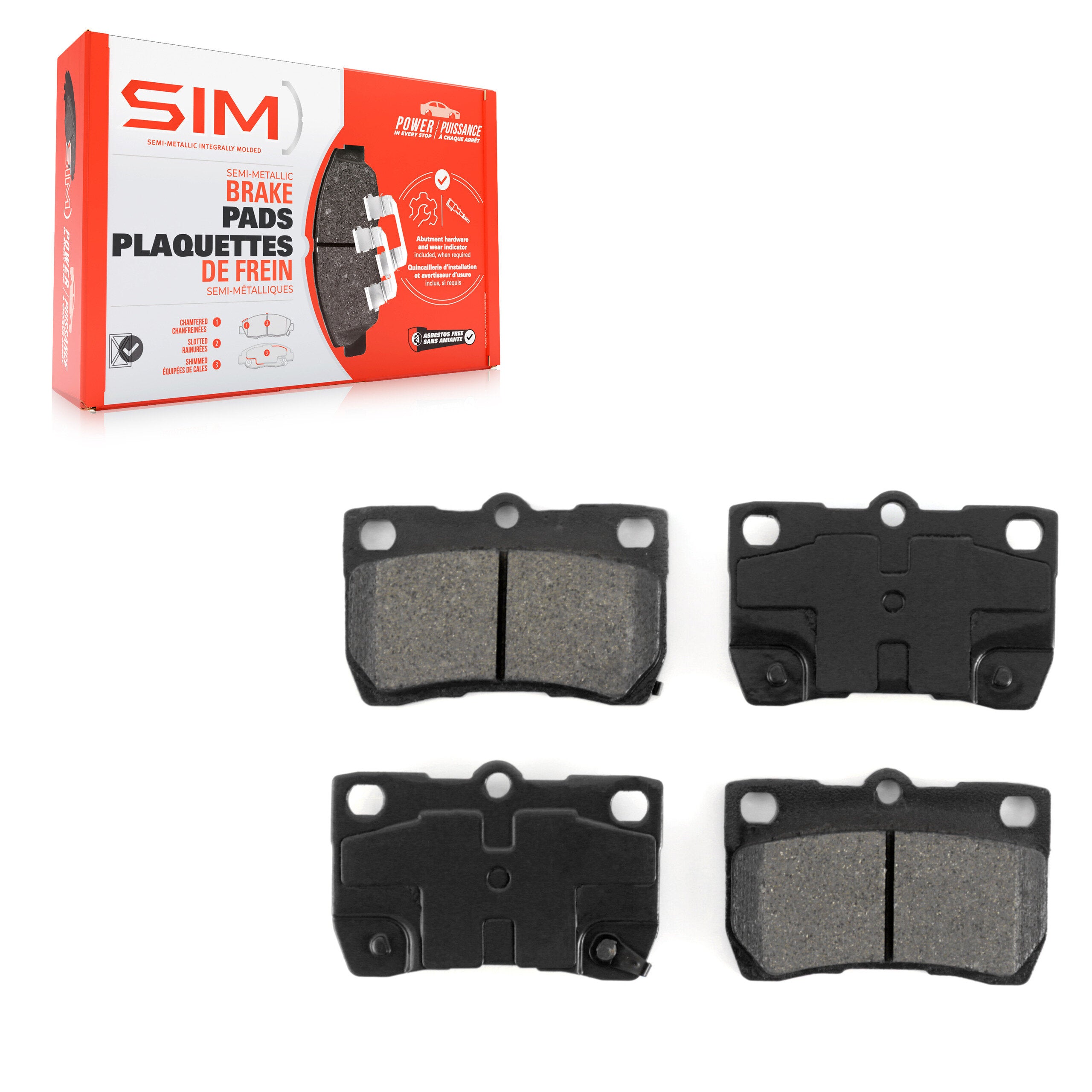 SIM SIM-1113 Disc Brake Pad for 2006-2013 Lexus GS460 product image