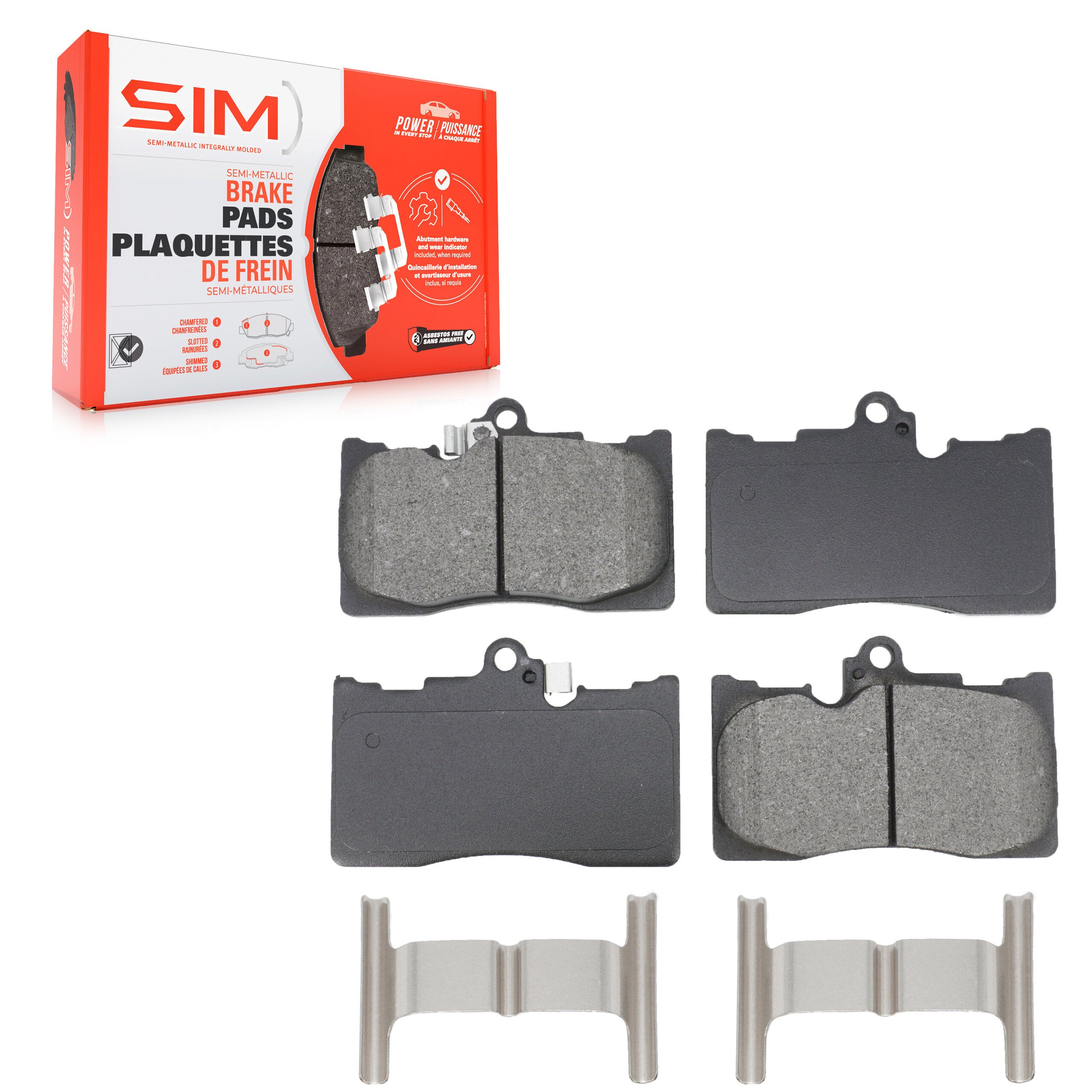 SIM SIM-1118 Disc Brake Pad for 2006-2024 Lexus IS500 product image