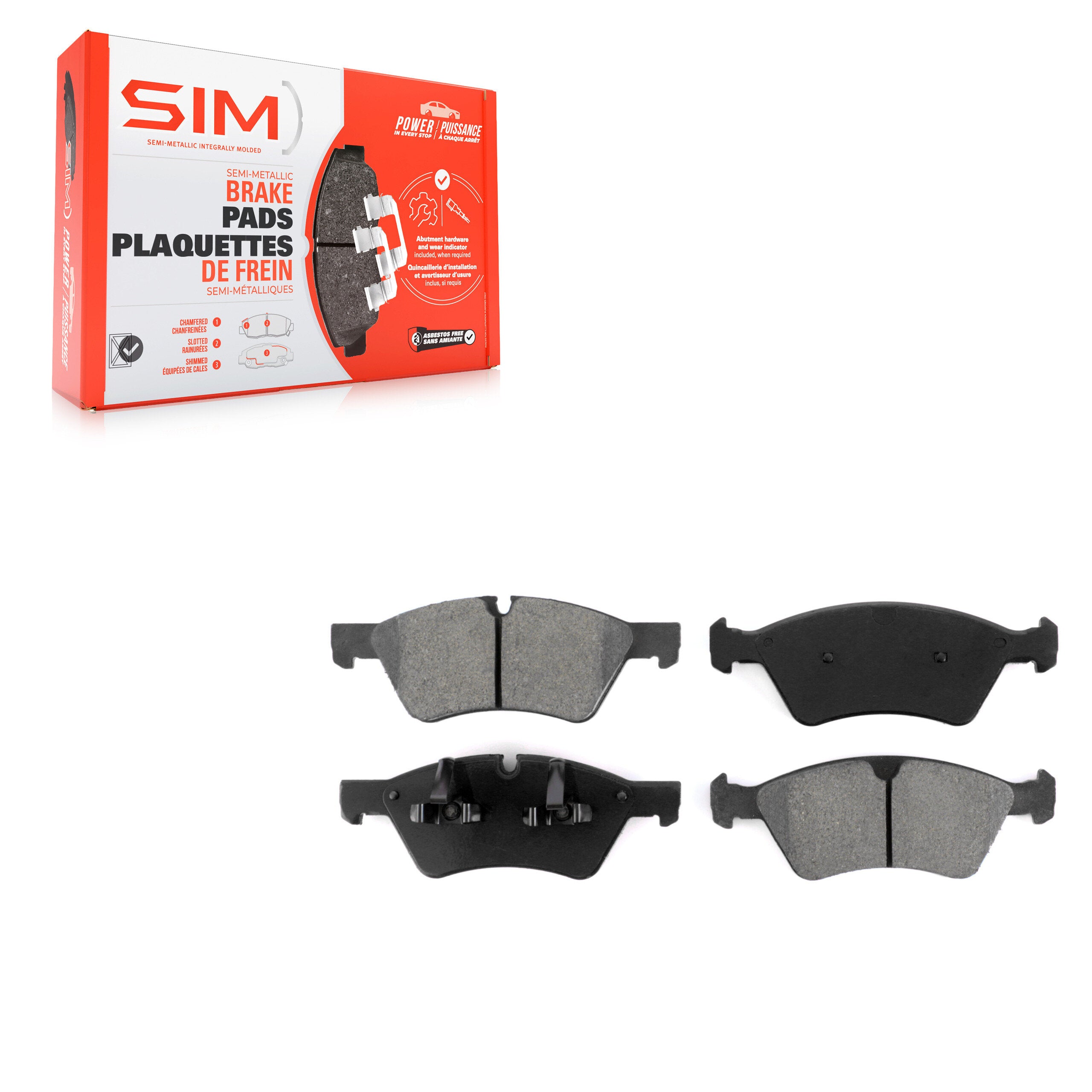 SIM SIM-1123 Disc Brake Pad for 2005-2013 Mercedes-Benz ML350 product image