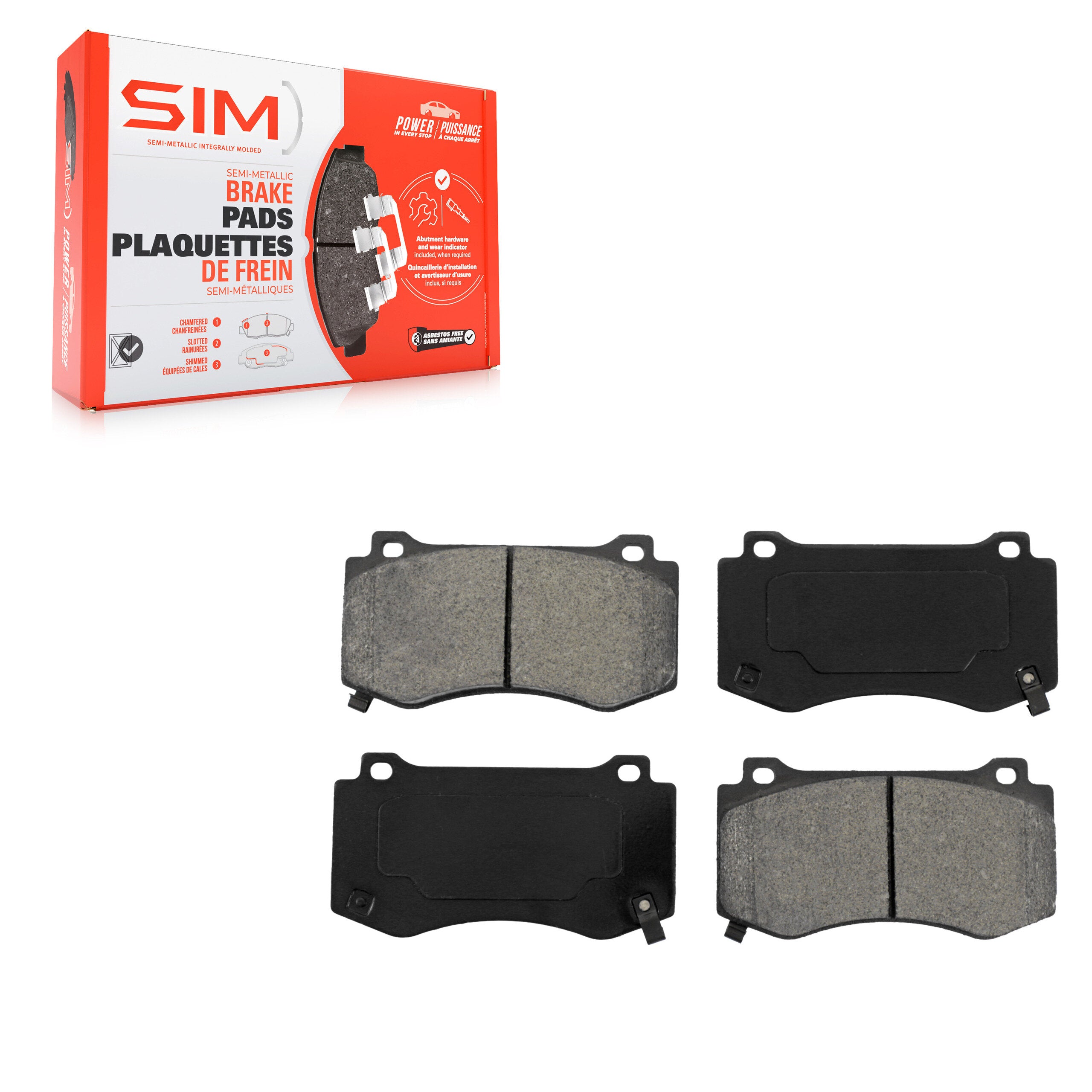 SIM SIM-1149 Disc Brake Pad for 2005-2023 Dodge Challenger product image