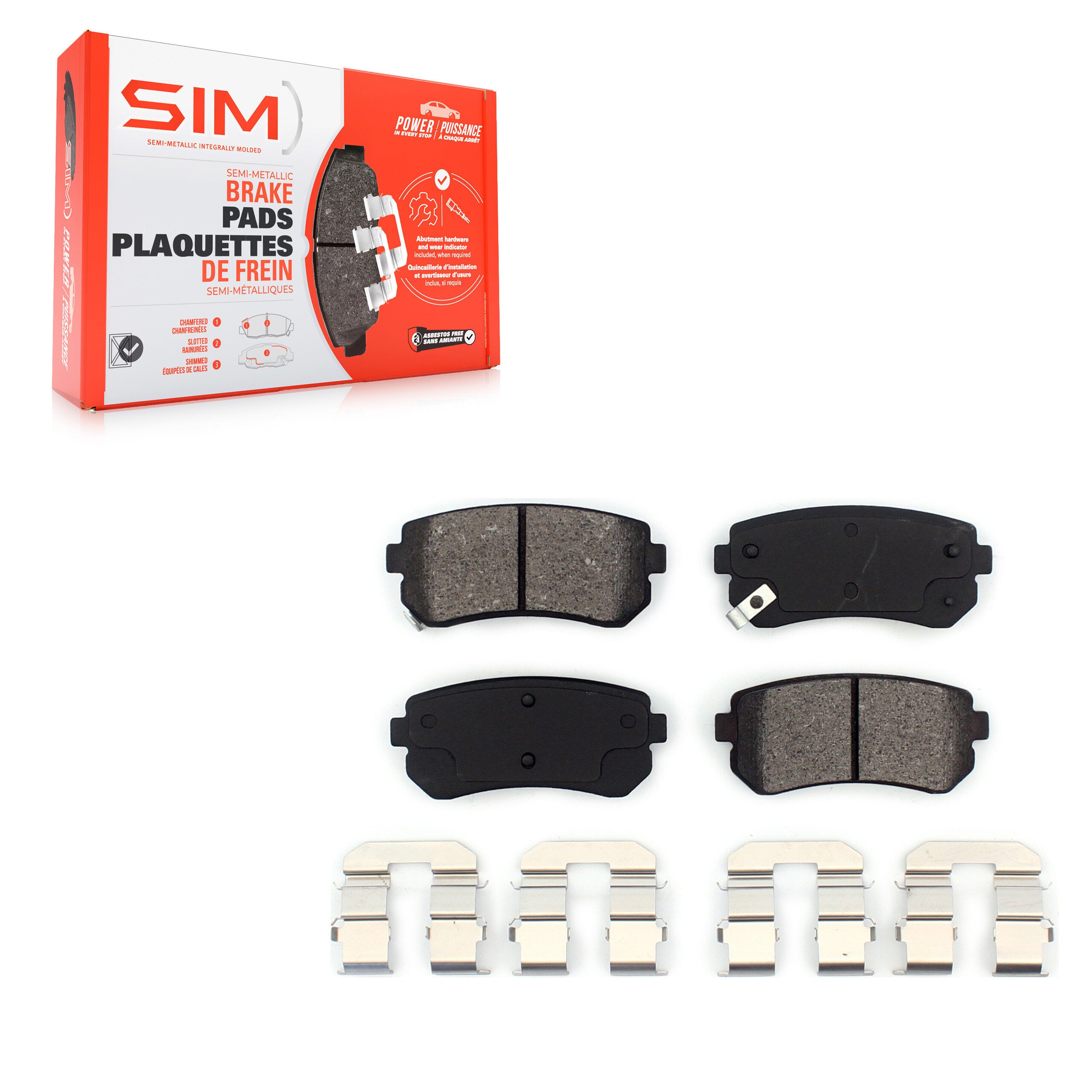 SIM SIM-1157 Disc Brake Pad for 2006-2017 Hyundai Tucson product image