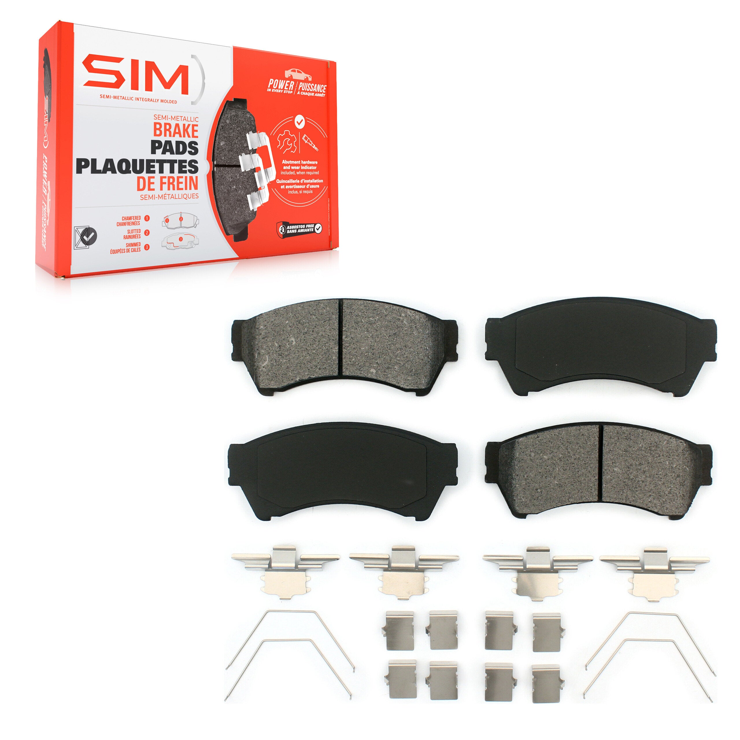 SIM SIM-1164 Disc Brake Pad for 2006-2013 Mazda 6 product image
