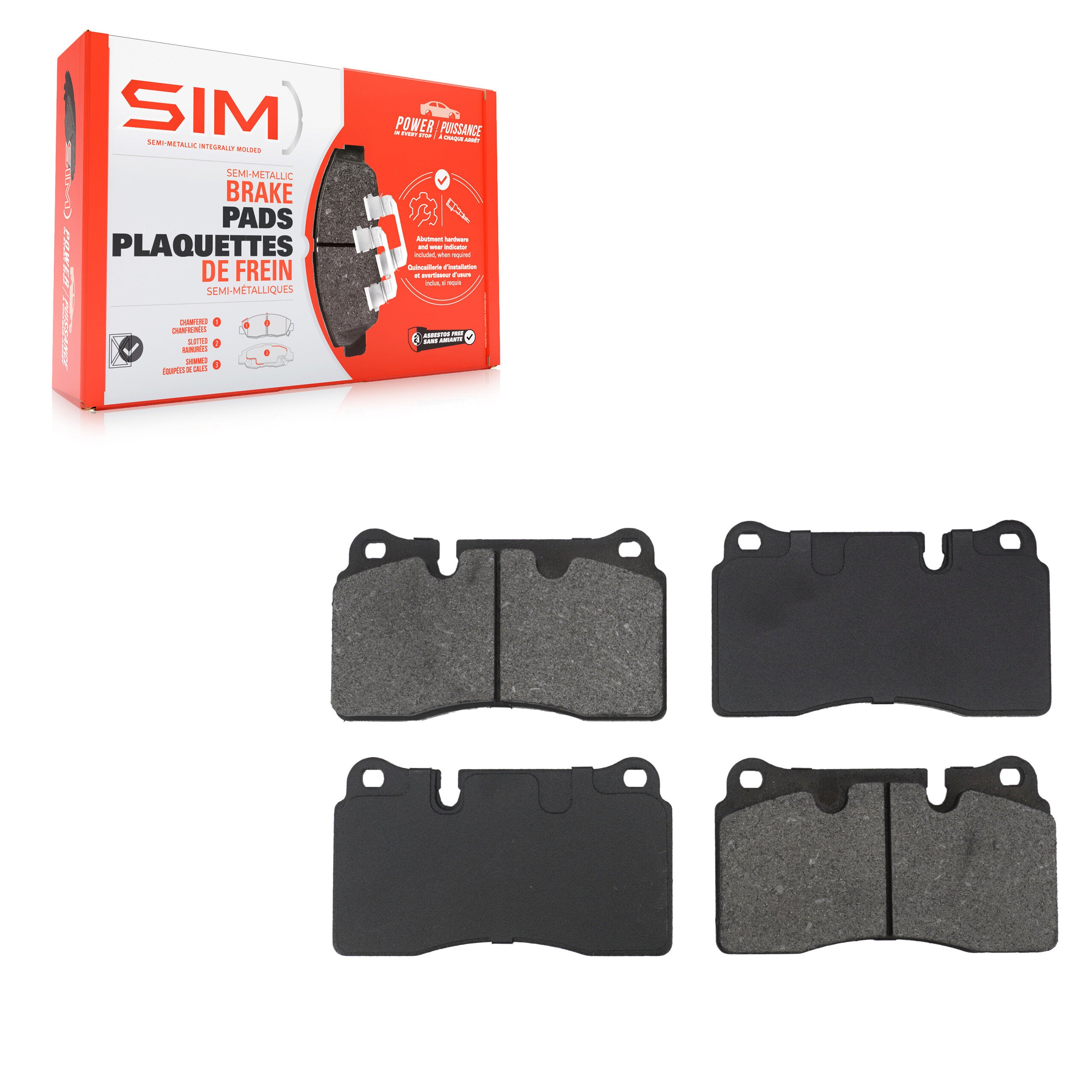 SIM SIM-1165 Disc Brake Pad for 2000-2019 Chevrolet Corvette product image