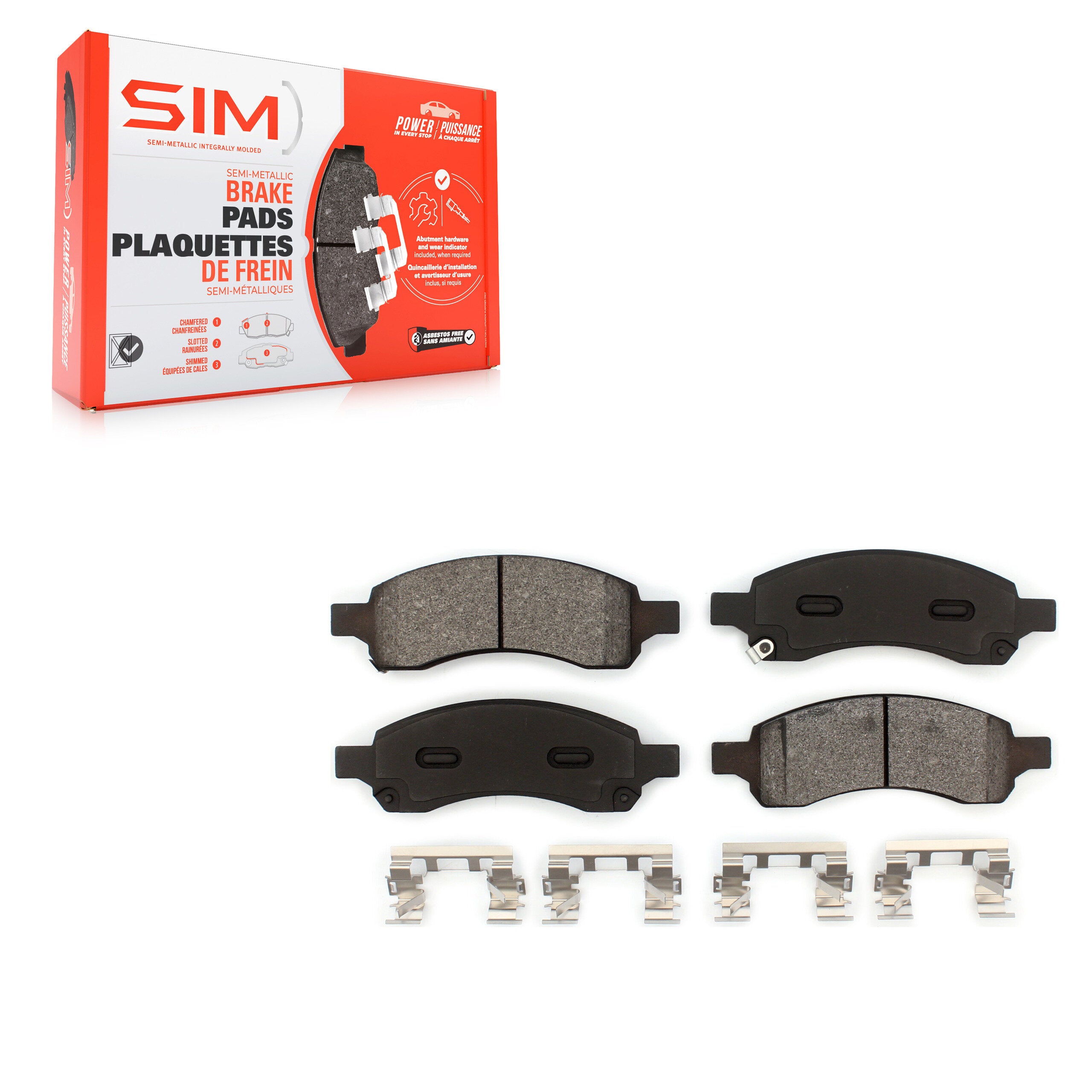SIM SIM-1169 Disc Brake Pad for 2006-2012 Chevrolet Colorado product image