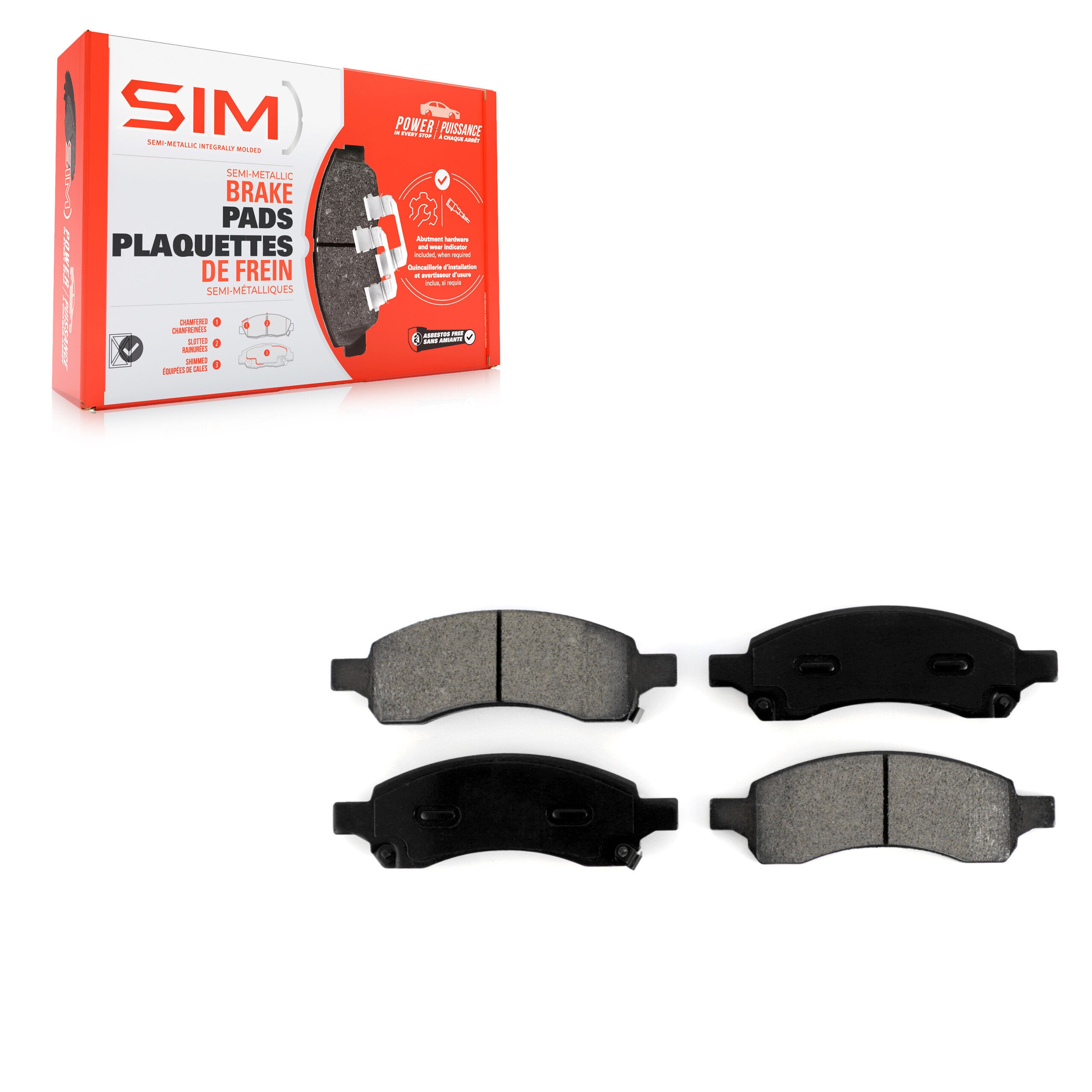 SIM SIM-1169A Disc Brake Pad for 2007-2017 GMC Acadia Limited product image