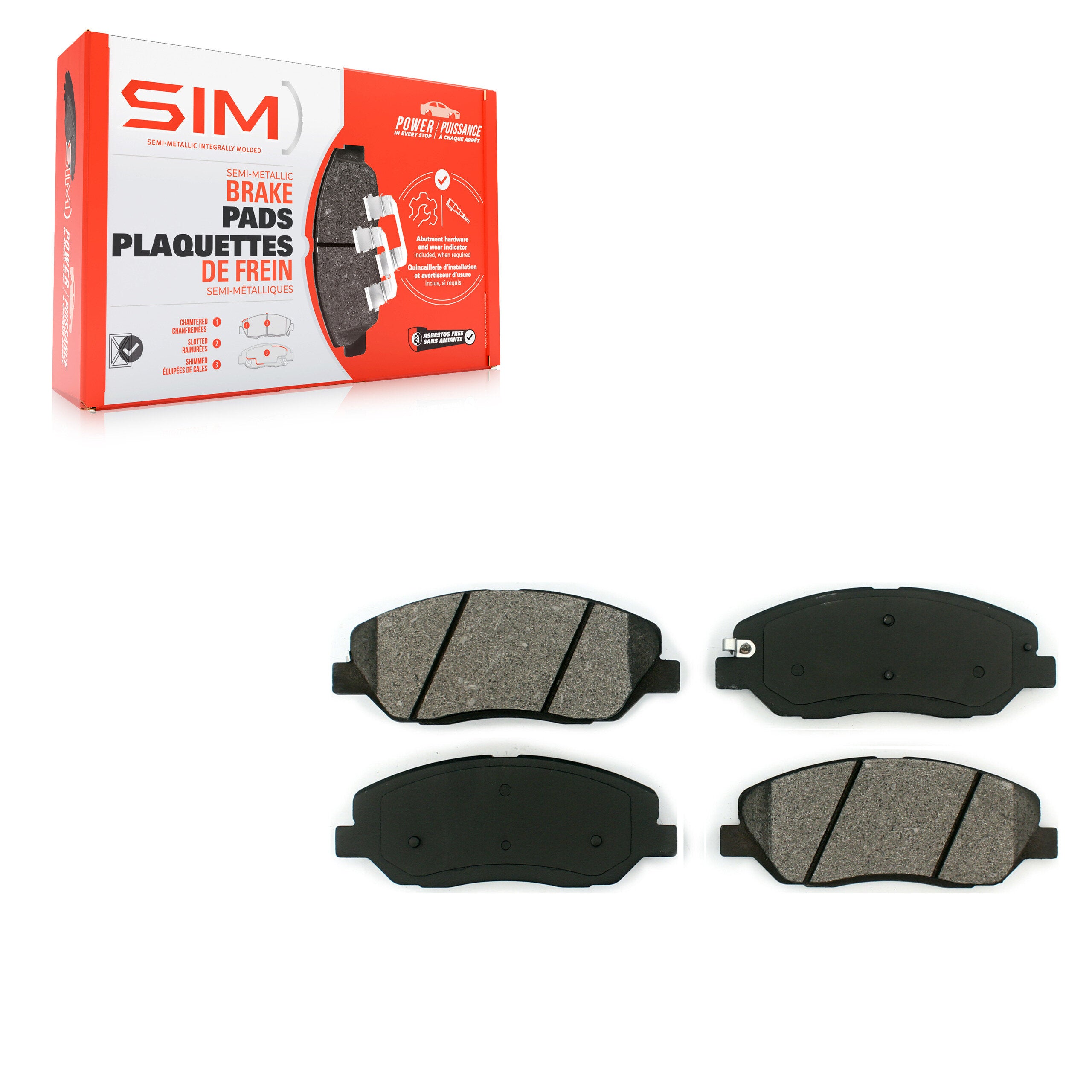 SIM SIM-1202 Disc Brake Pad for 2006-2016 Kia Sedona product image
