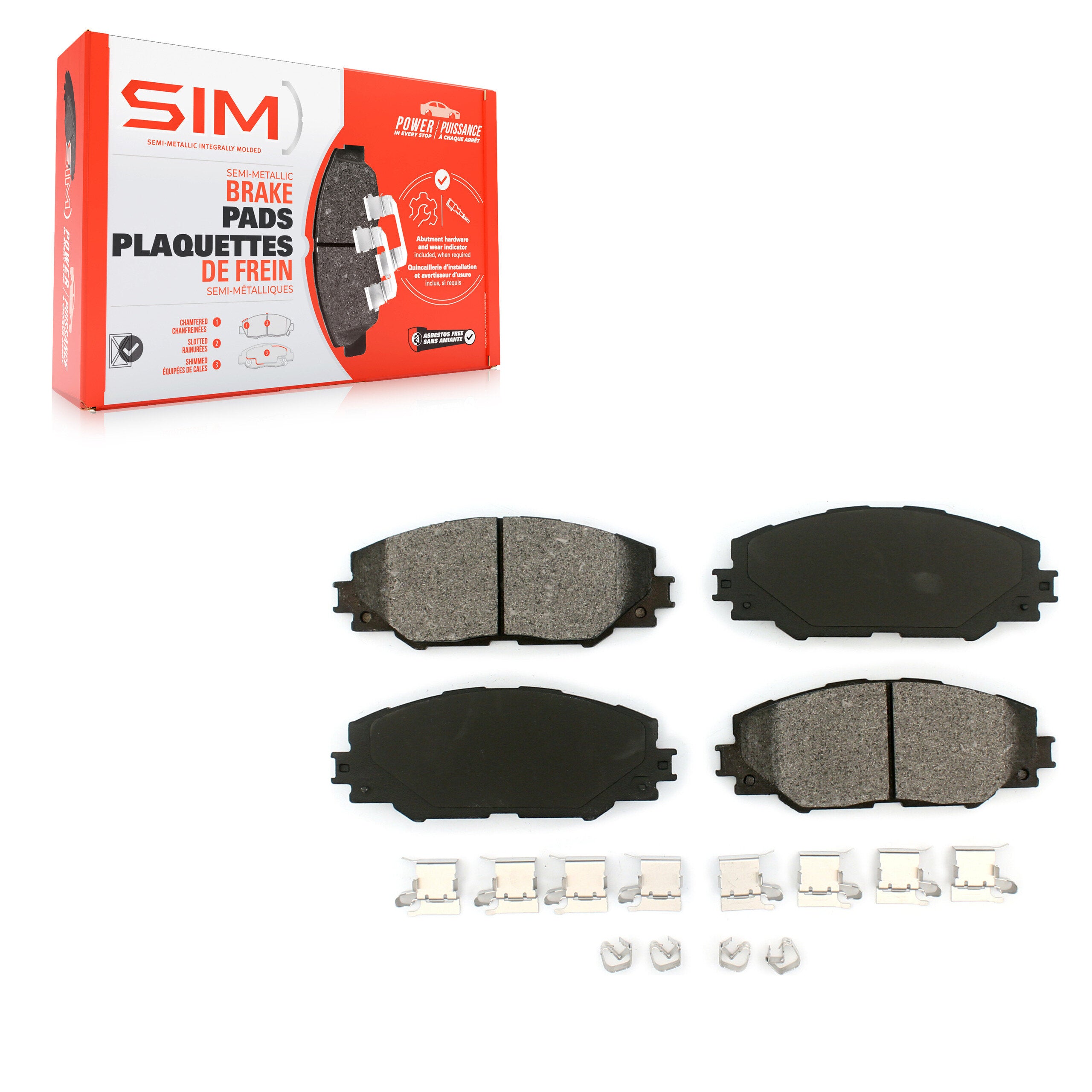 SIM SIM-1211 Disc Brake Pad for 2006-2020 Toyota RAV4 product image