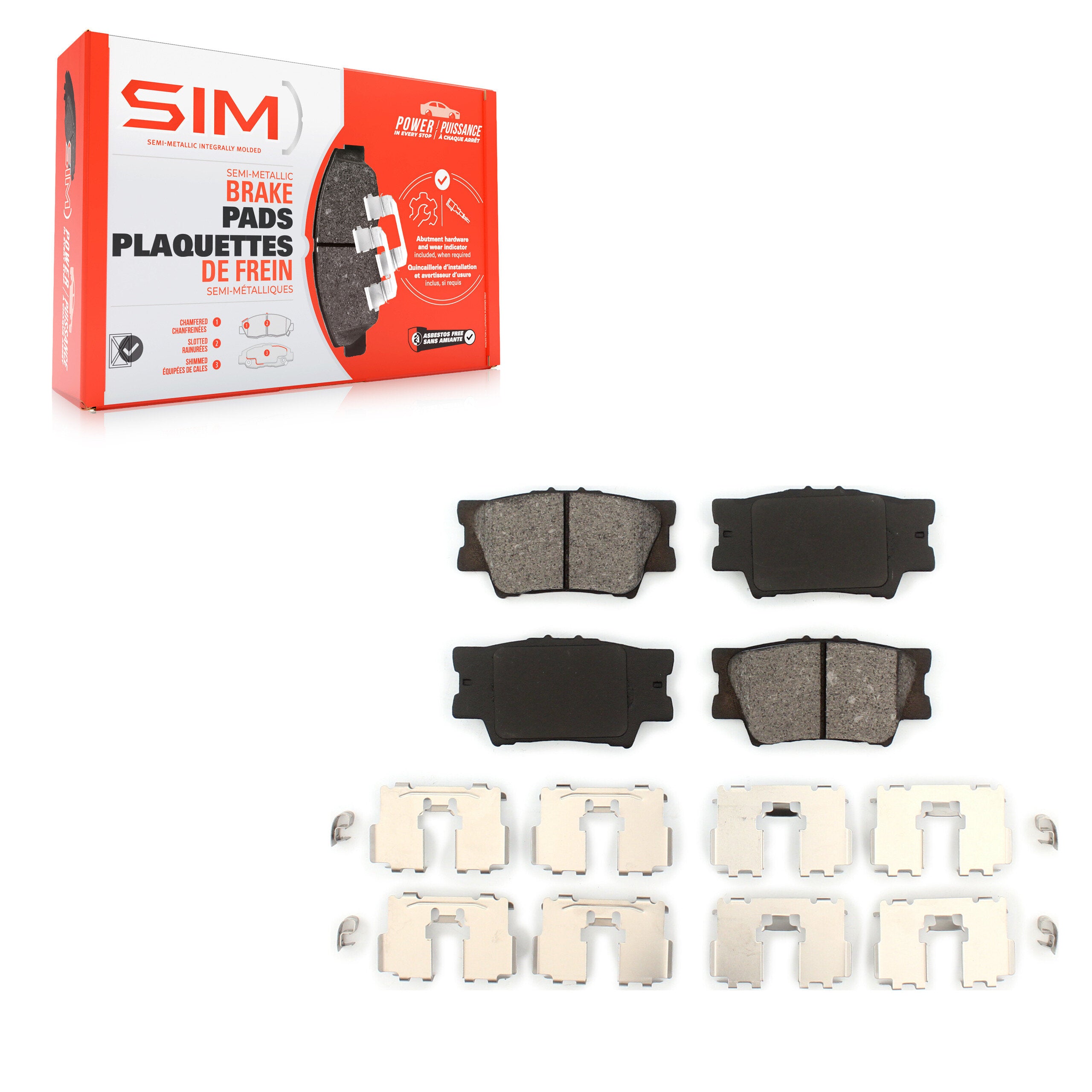 SIM SIM-1212 Disc Brake Pad for 2006-2024 Toyota Camry product image