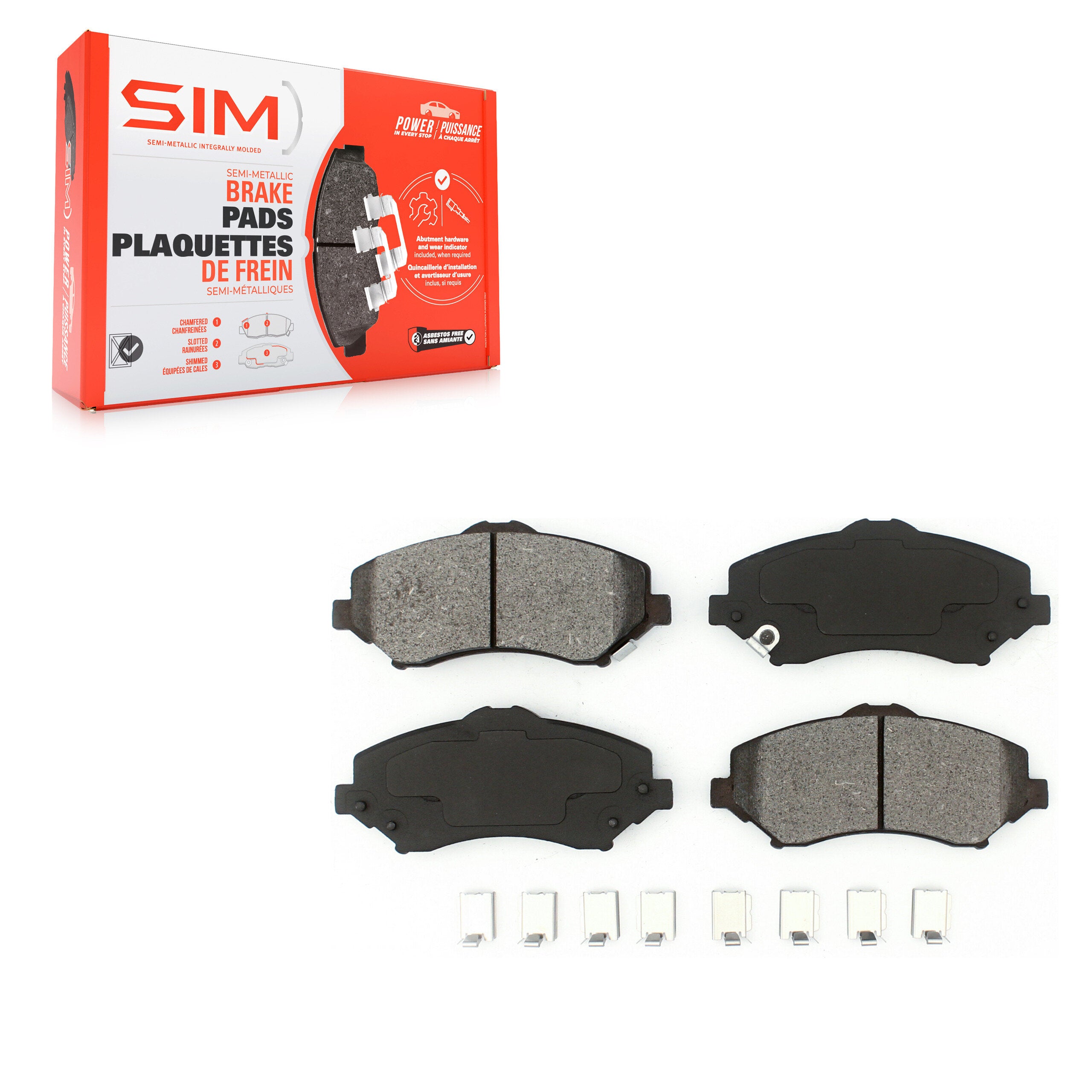 SIM SIM-1273 Disc Brake Pad for 2007-2020 Jeep Wrangler product image