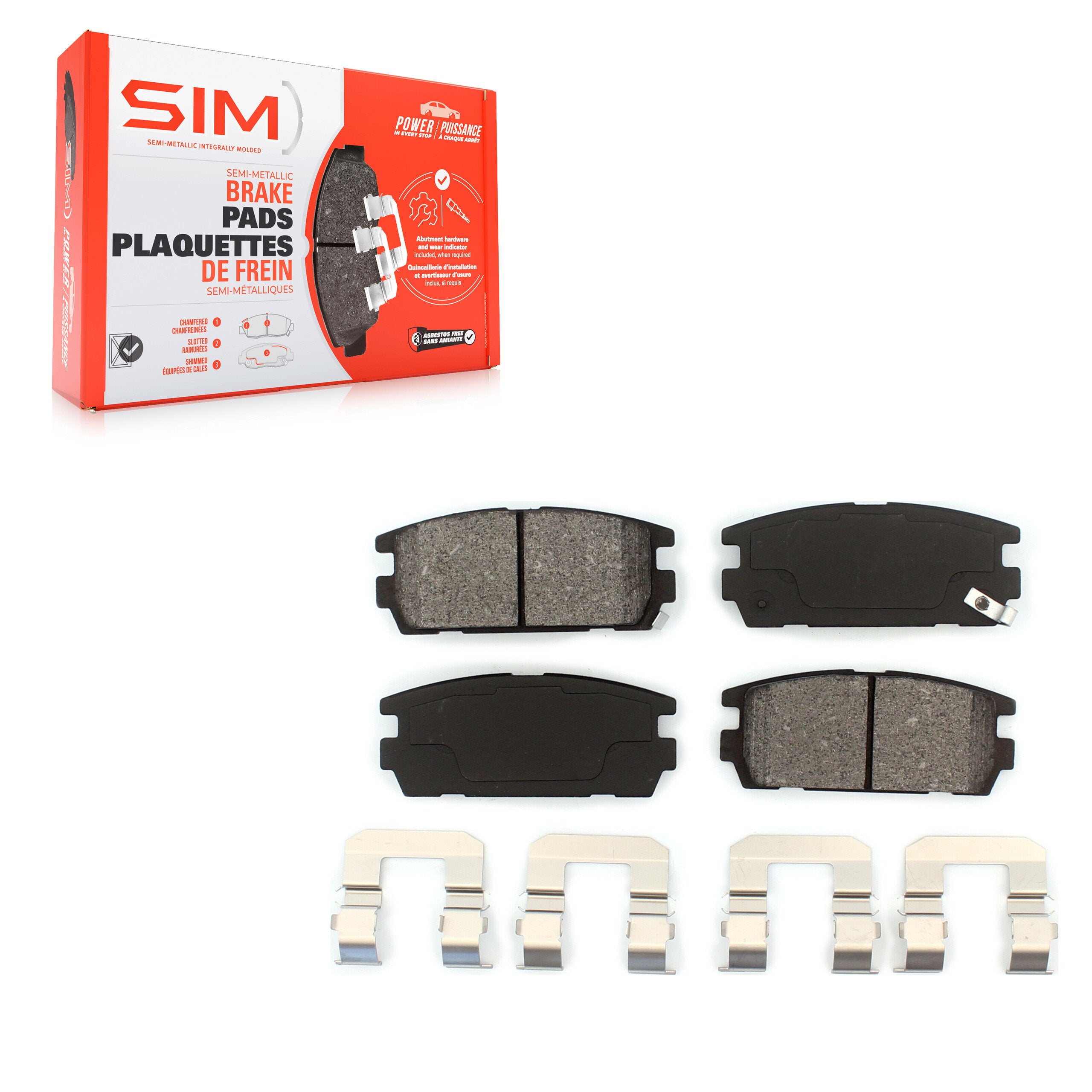 SIM SIM-1275 Disc Brake Pad for 2007-2017 Chevrolet Captiva Sport product image